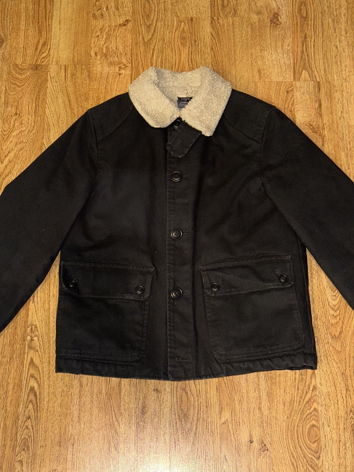 J.Crew J.Crew Factory Boulder Jacket Sherpa Lining Black Mens Small Size US S / EU 44-46 / 1 - 1 Thumbnail