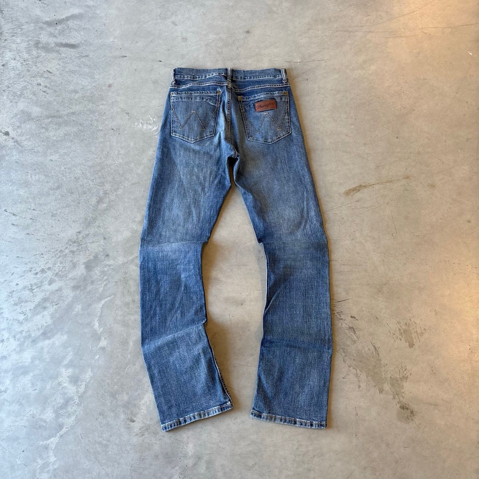 Wrangler y2k vintage faded washed slim bootcut jeans Size US 30 / EU 46 - 5 Thumbnail
