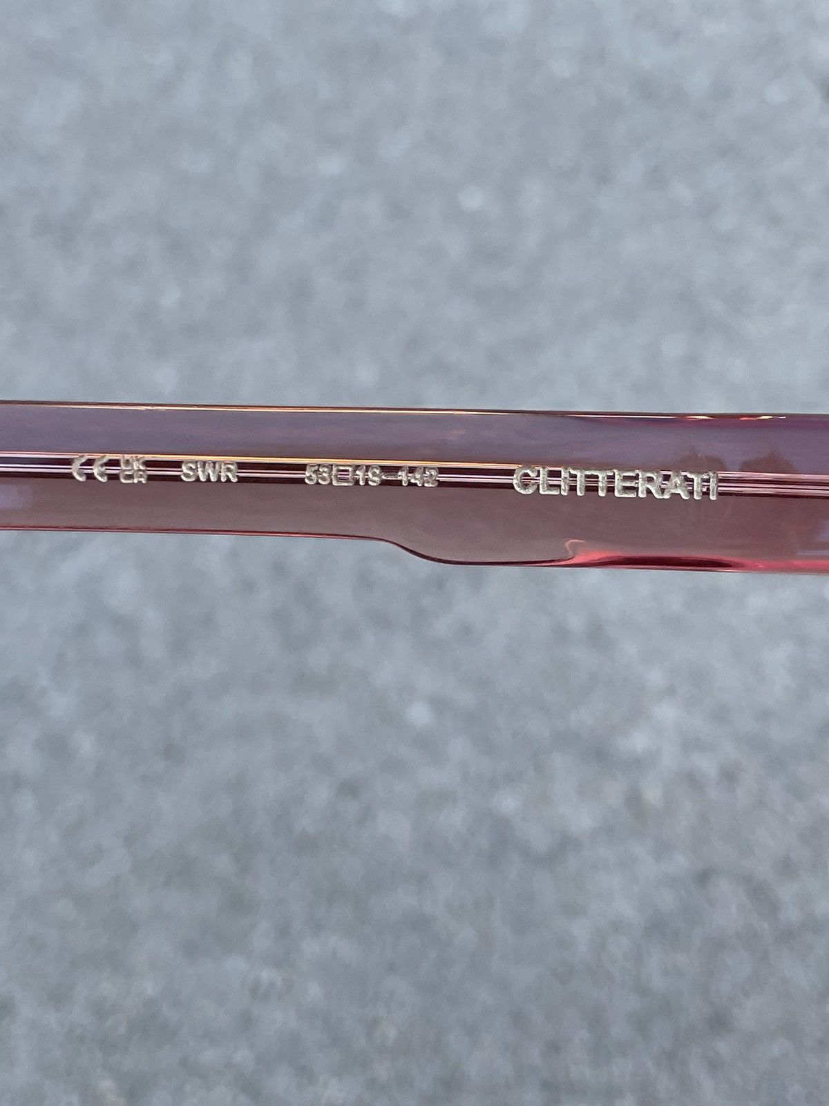 Chrome Hearts Chrome Hearts Clitterati Glasses Pink Size ONE SIZE - 7 Thumbnail