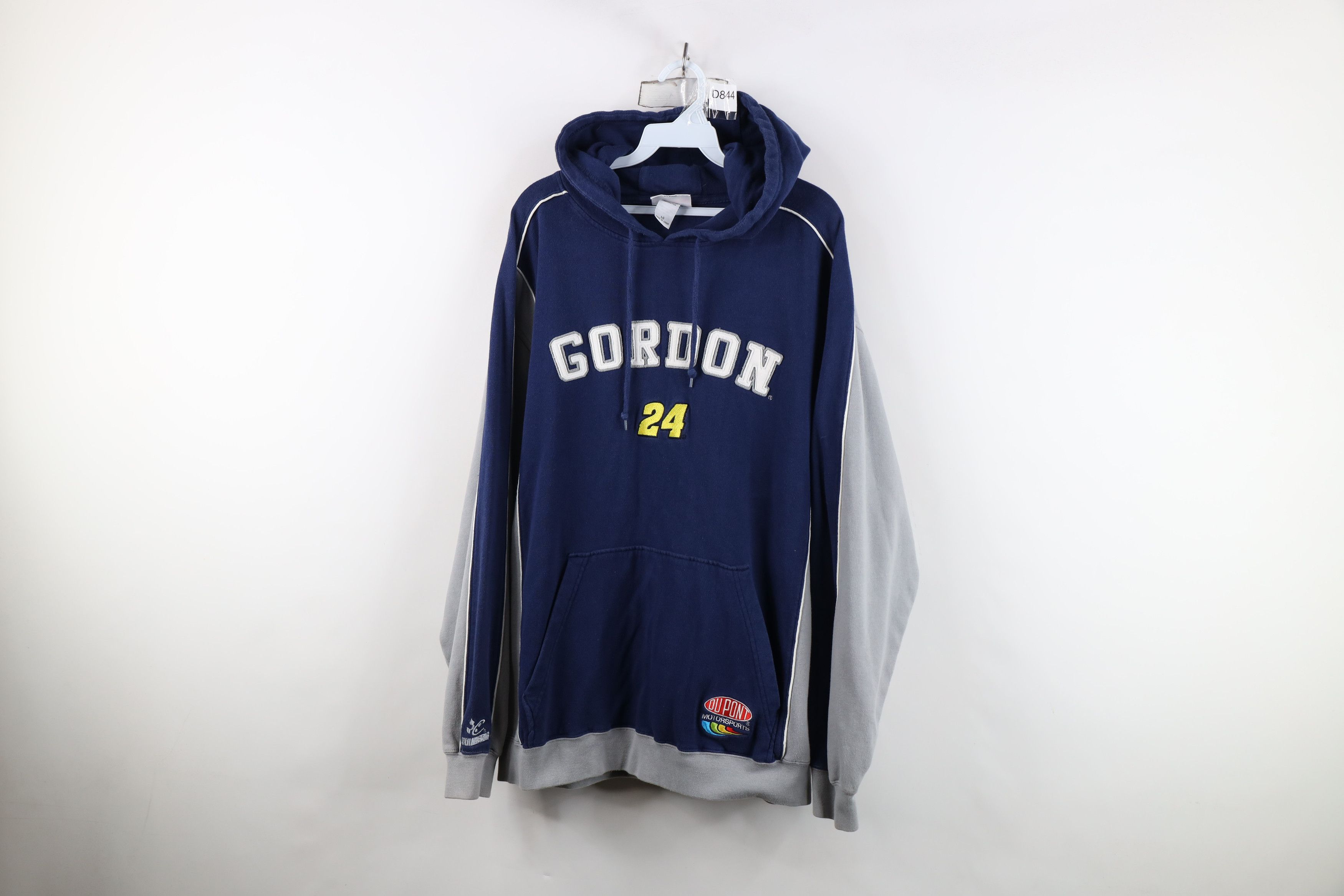 Vintage Vintage NASCAR Jeff Gordon Racing Hoodie Sweatshirt Blue Size US L / EU 52-54 / 3 - 1 Thumbnail
