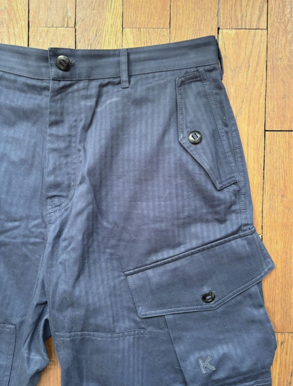 Kenzo Kenzo Navy Twill Cargo 36W 32L Size US 36 / EU 52 - 3 Thumbnail