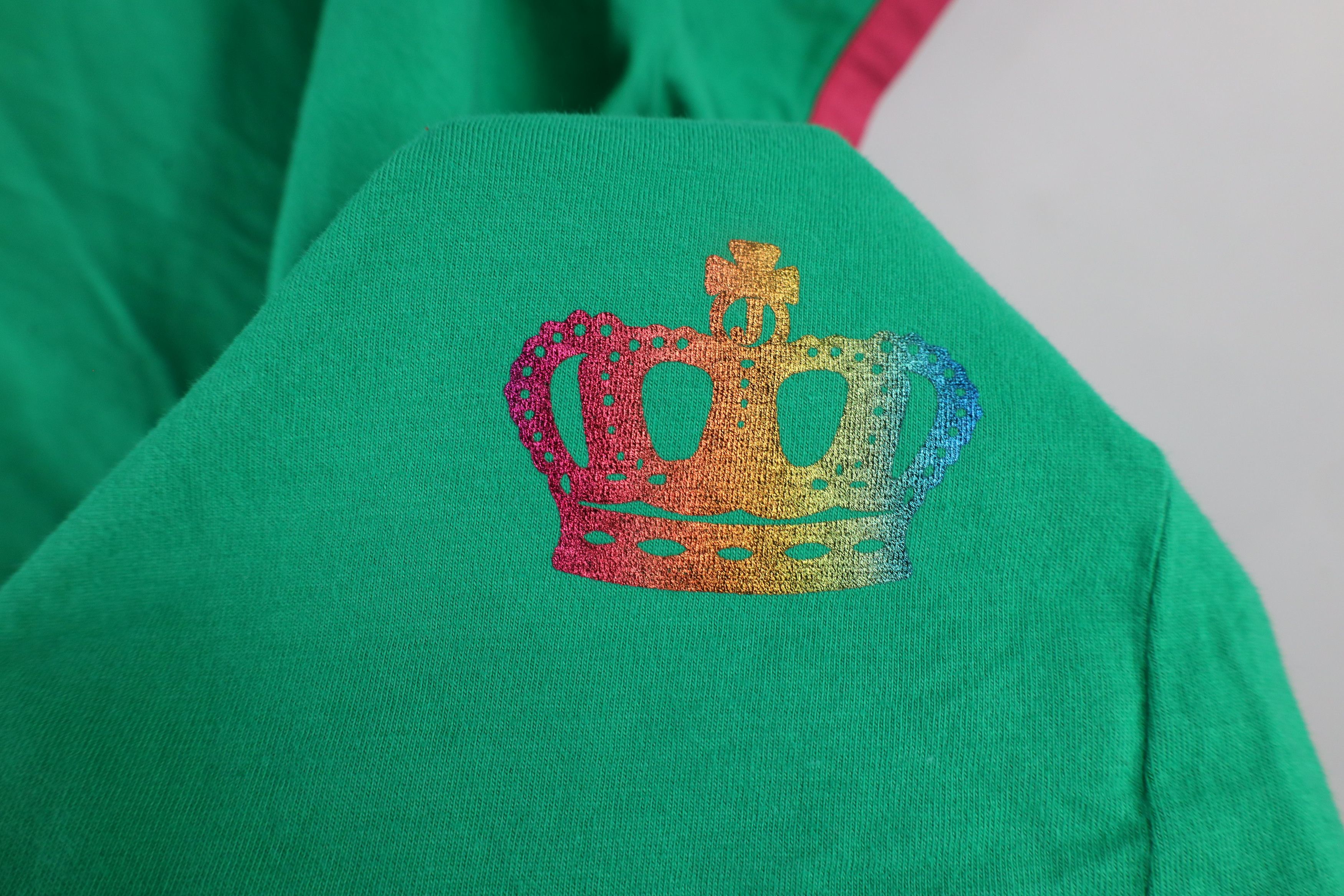 Juicy Couture × Vintage Vintage Y2K Juicy Couture Cropped Babydoll Ringer T-Shirt Size 3XL / US 20-22 - 4 Thumbnail