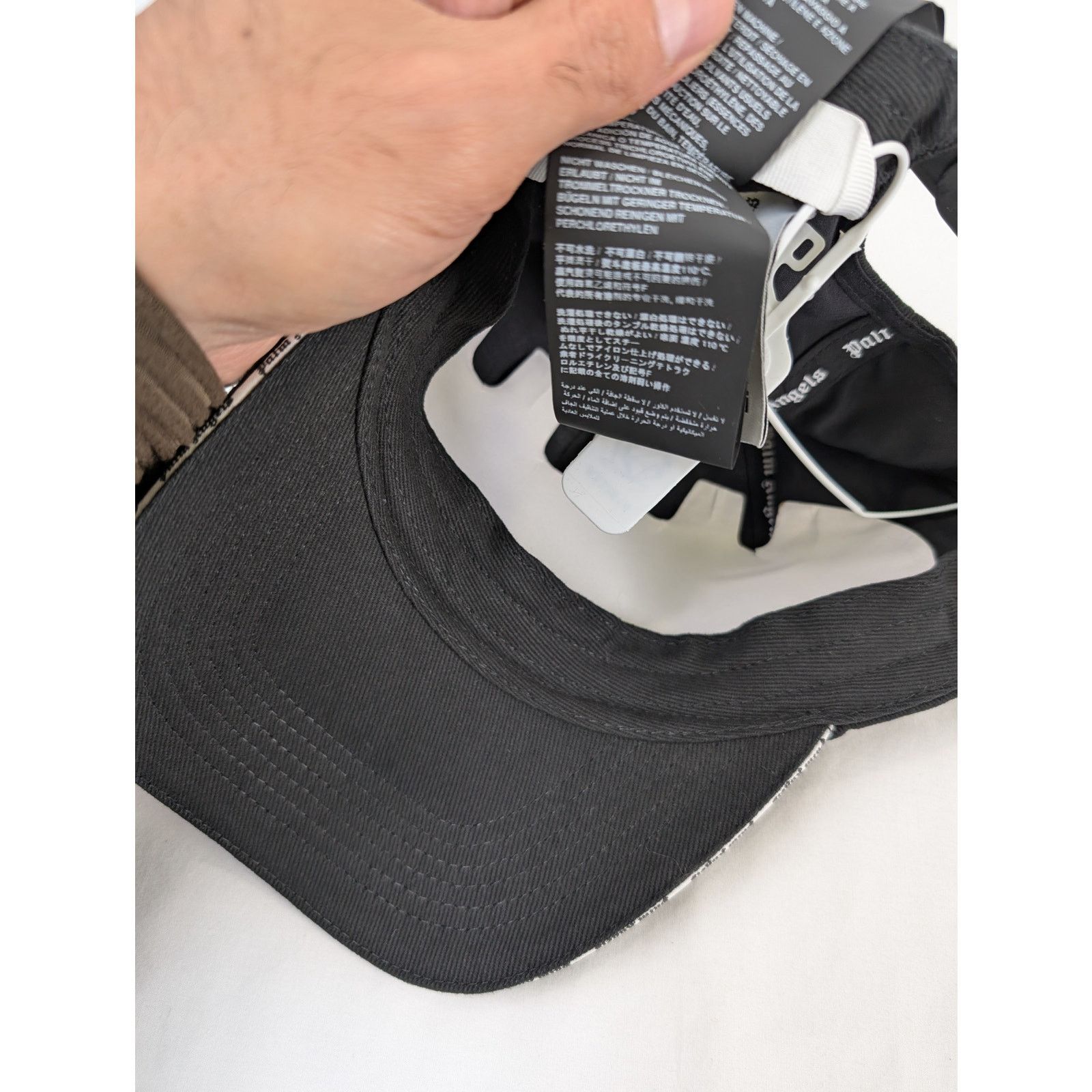 Palm Angels o1rshd1 Size: OS / PA Teddy Bear Cap / Hat in Black/Brown Size ONE SIZE - 10 Thumbnail