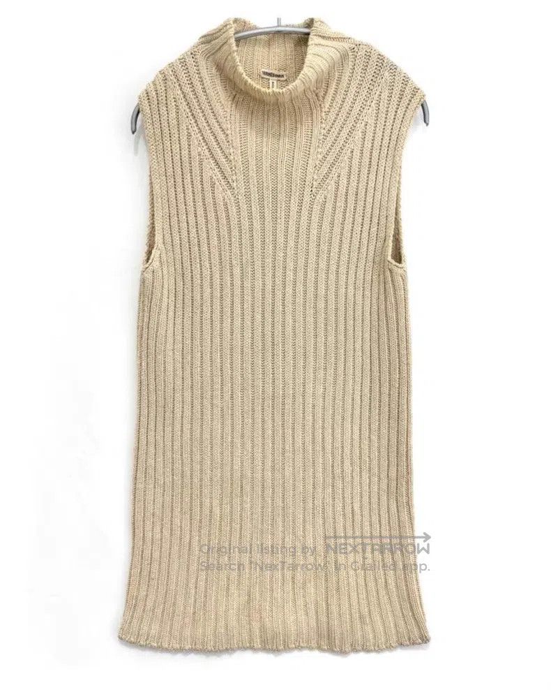 Hermes Hermes Beige silk knitted long top Size M / US 6-8 / IT 42-44 - 1 Thumbnail