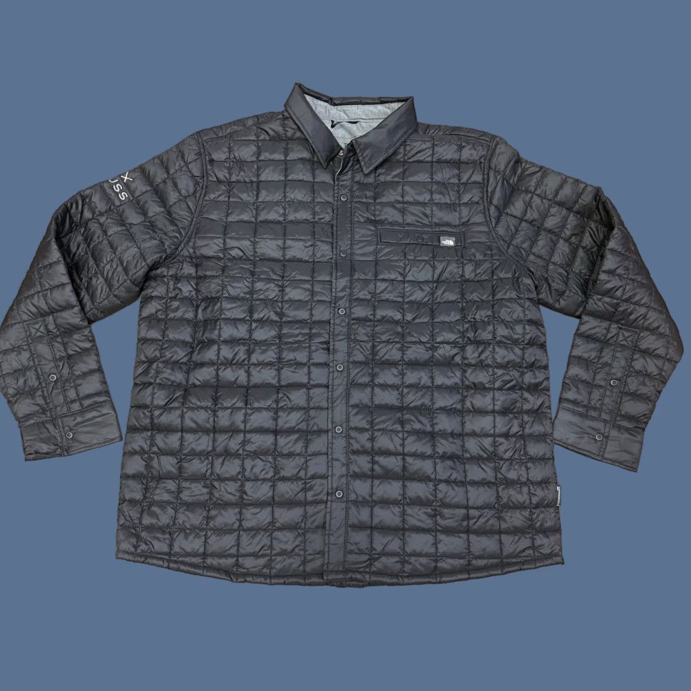 The North Face VINTAGE The North Face Thermoball Jacket Men 2XL Black Quilted Insulated Puffer Snap Front Logo Size US XXL / EU 58 / 5 - 1 Thumbnail