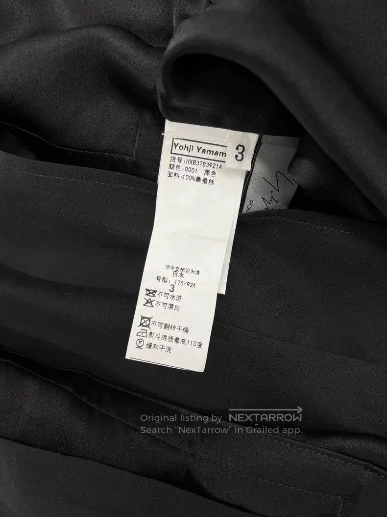 Yohji Yamamoto Yohji Yamamoto Silk Printed Shirt. Size US XS / EU 42 / 0 - 7 Thumbnail