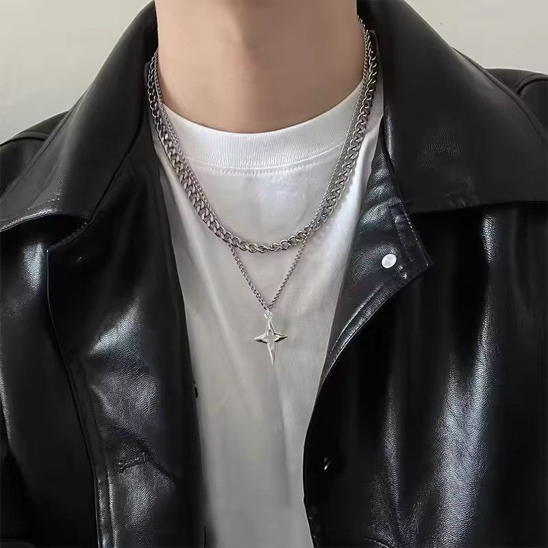 Other Double Layered Cuban Star Necklaces Size ONE SIZE - 4 Thumbnail
