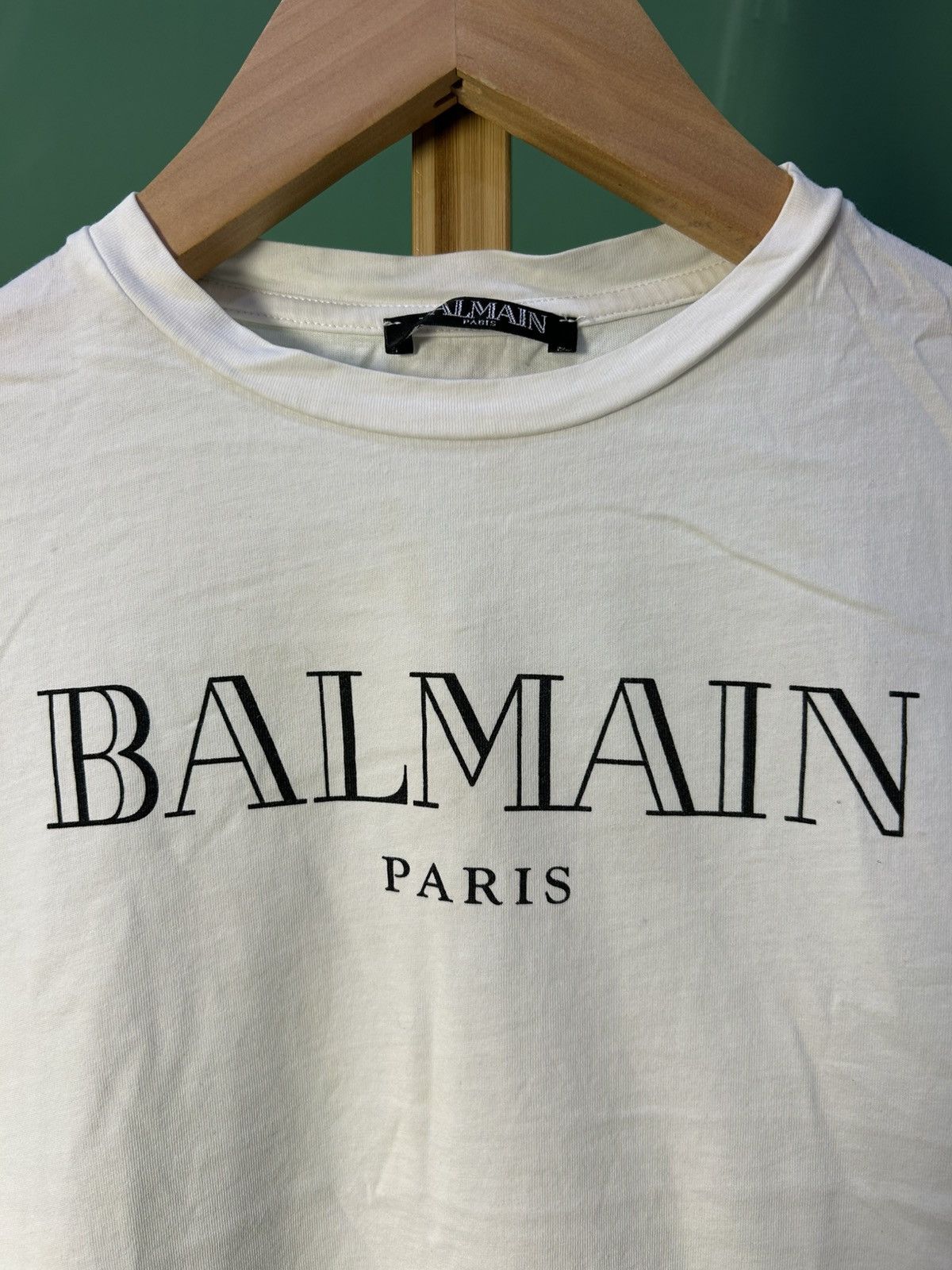 Balmain Balmain Paris Logo Baby Tee Kids Size XXS / US 00 / IT 34 - 2 Thumbnail
