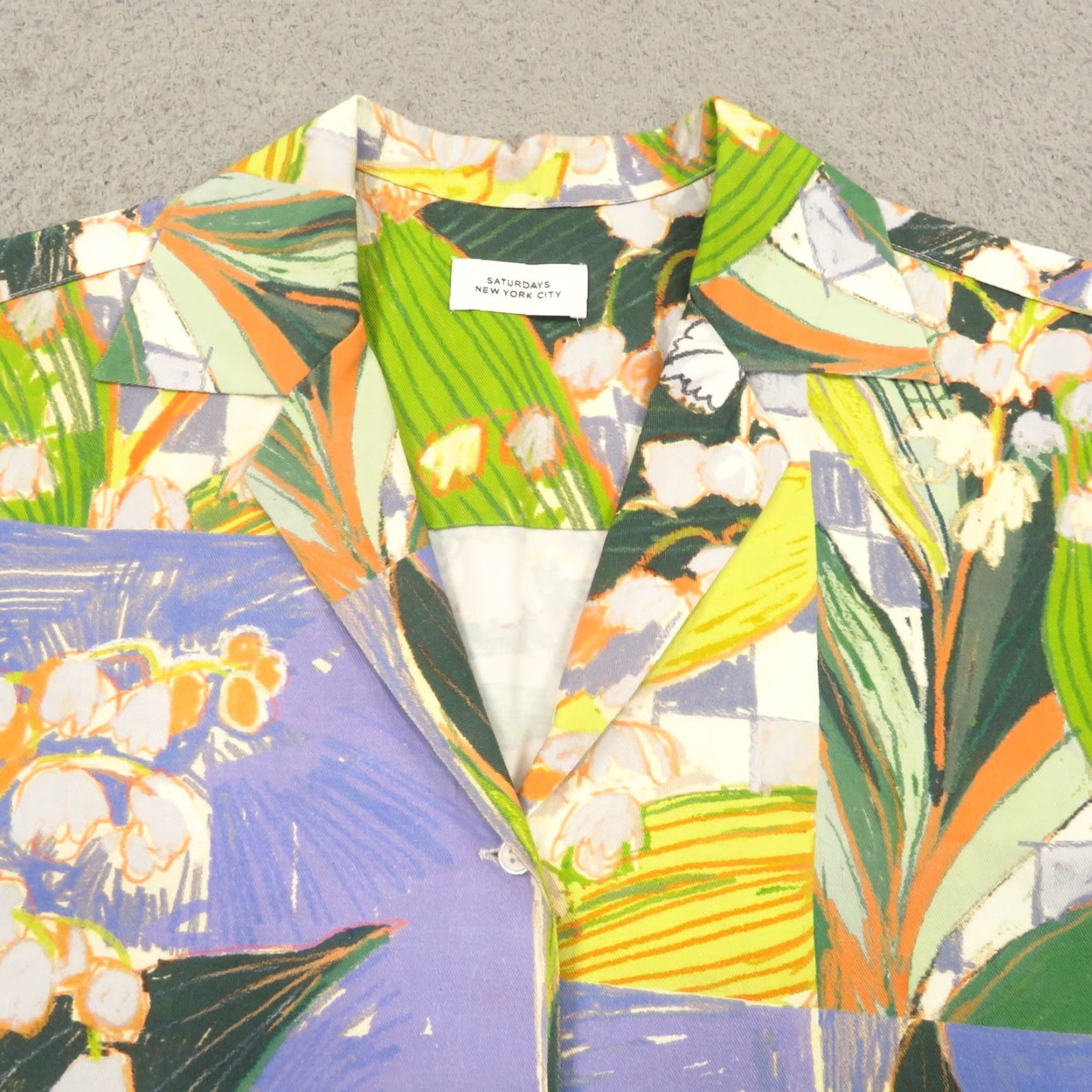 Saturdays NYC Saturdays NYC Shirt Womens Large Floral Tencel Camp Collar Dani Garden Floral Size L / US 10 / IT 46 - 3 Thumbnail