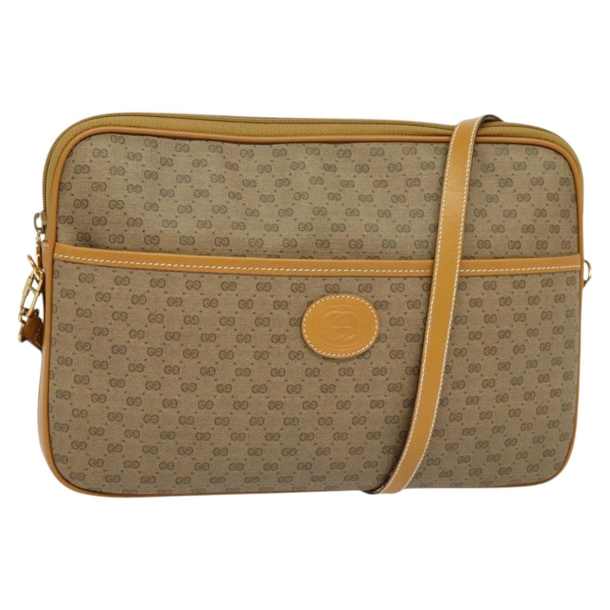 Gucci GUCCI Micro GG Supreme Shoulder Bag Pvc Beige Gold 004 89 Size ONE SIZE - 1 Thumbnail