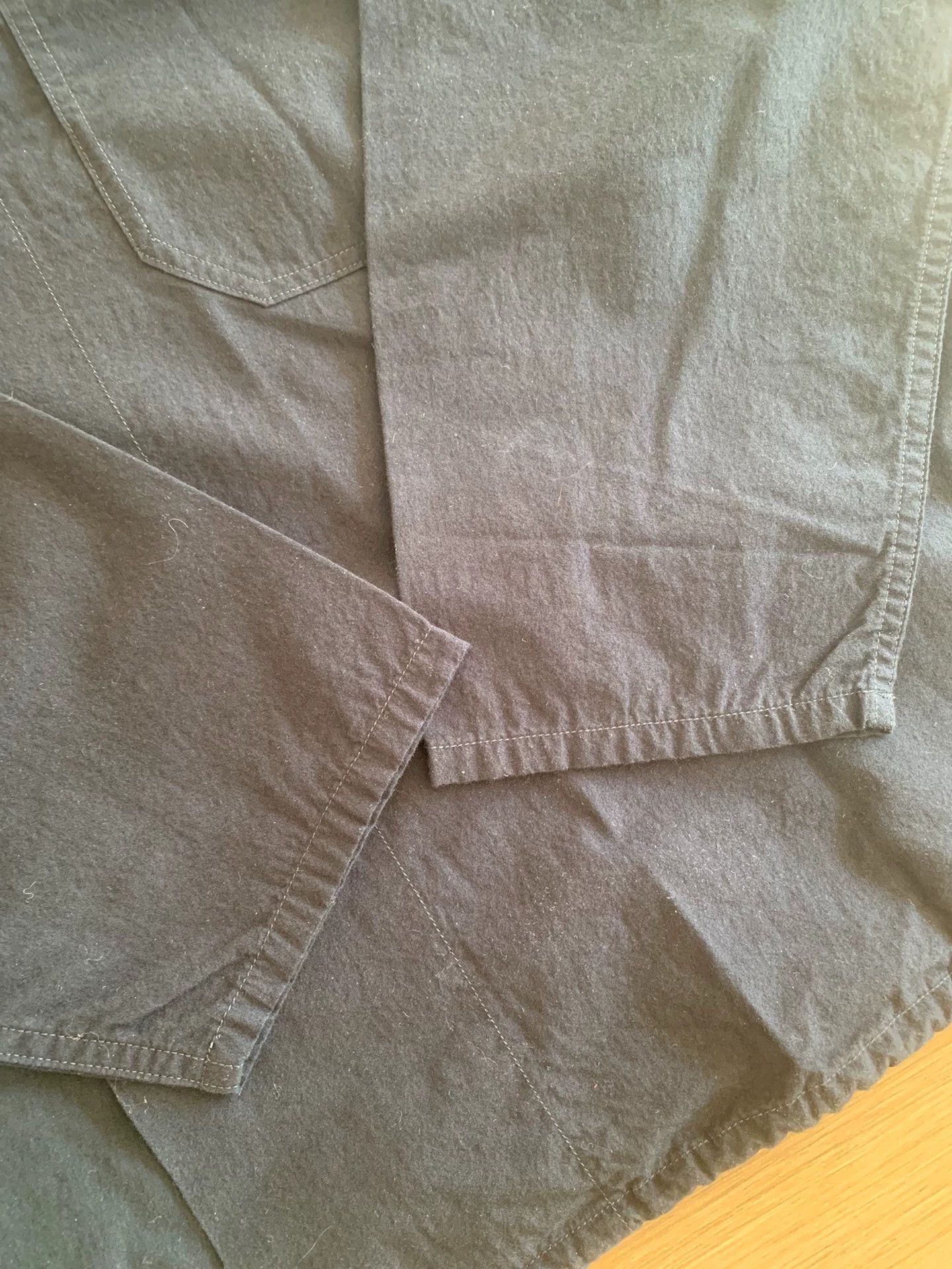 Nanamica NANAMICA Cotton Wool Deck Shirt 24AW XL Size US XL / EU 56 / 4 - 3 Thumbnail