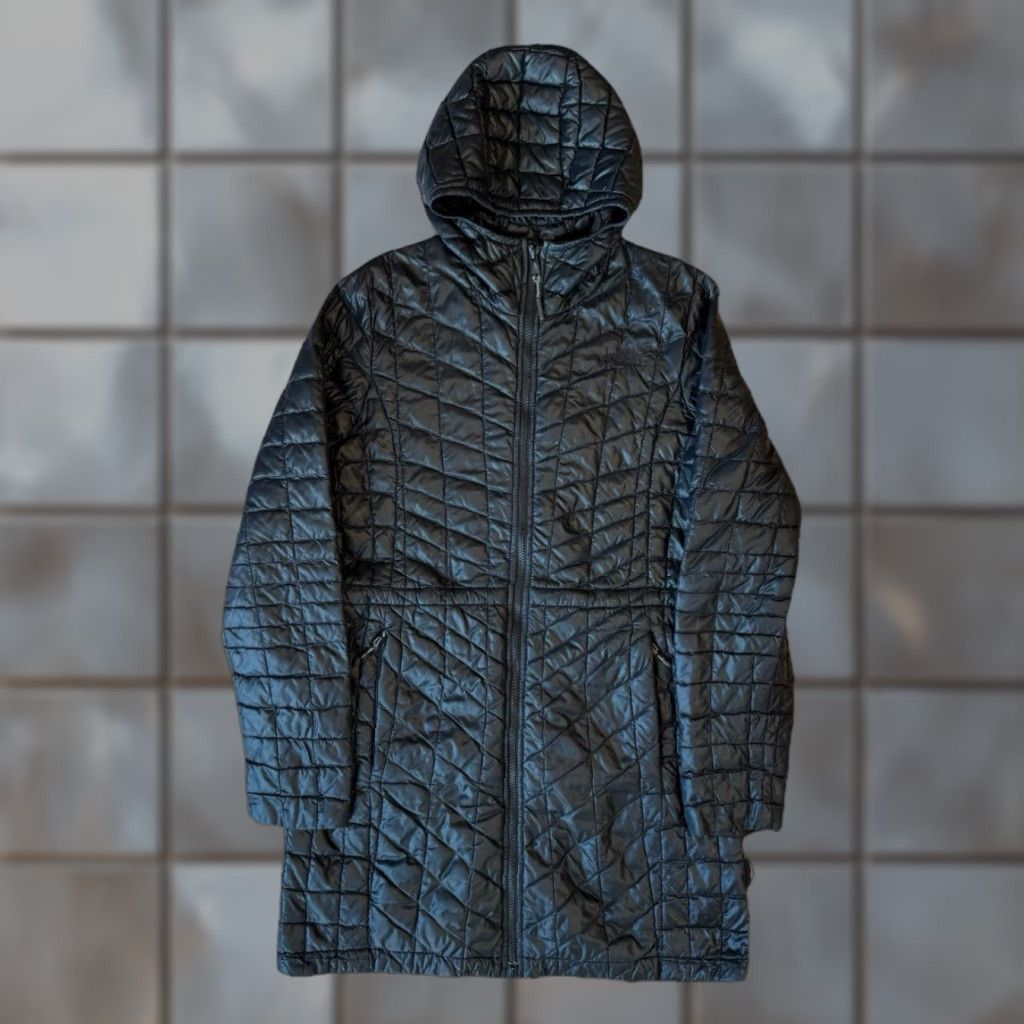 The North Face VNTG The North Face Thermoball Parka Jacket Women's Medium Black Full Zip Insulated Outerwear Size M / US 6-8 / IT 42-44 - 1 Thumbnail