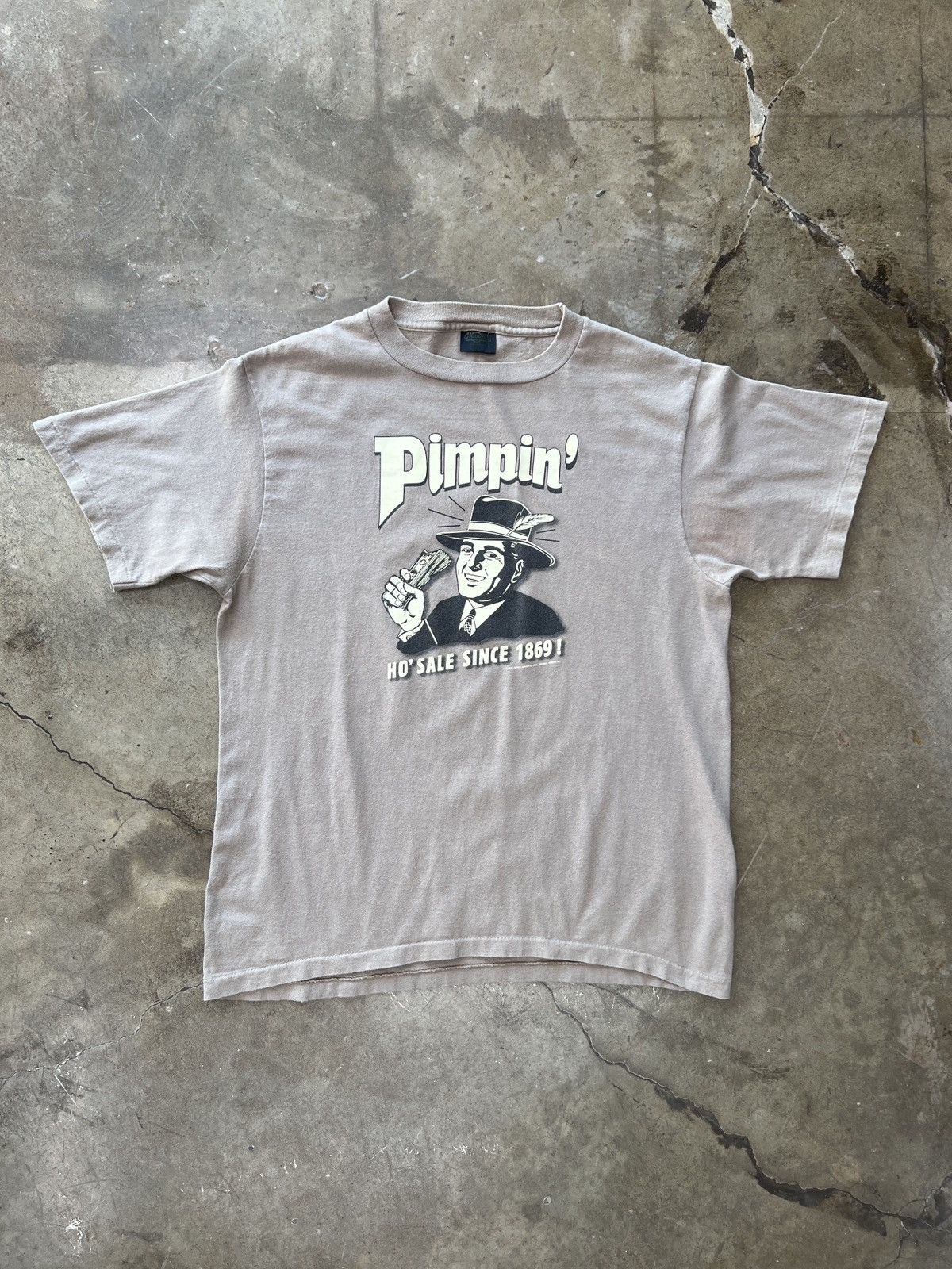 Vintage Vintage 1999 Pimpin Since 1869 Single Stitch Tee Large Size US L / EU 52-54 / 3 - 2 Thumbnail