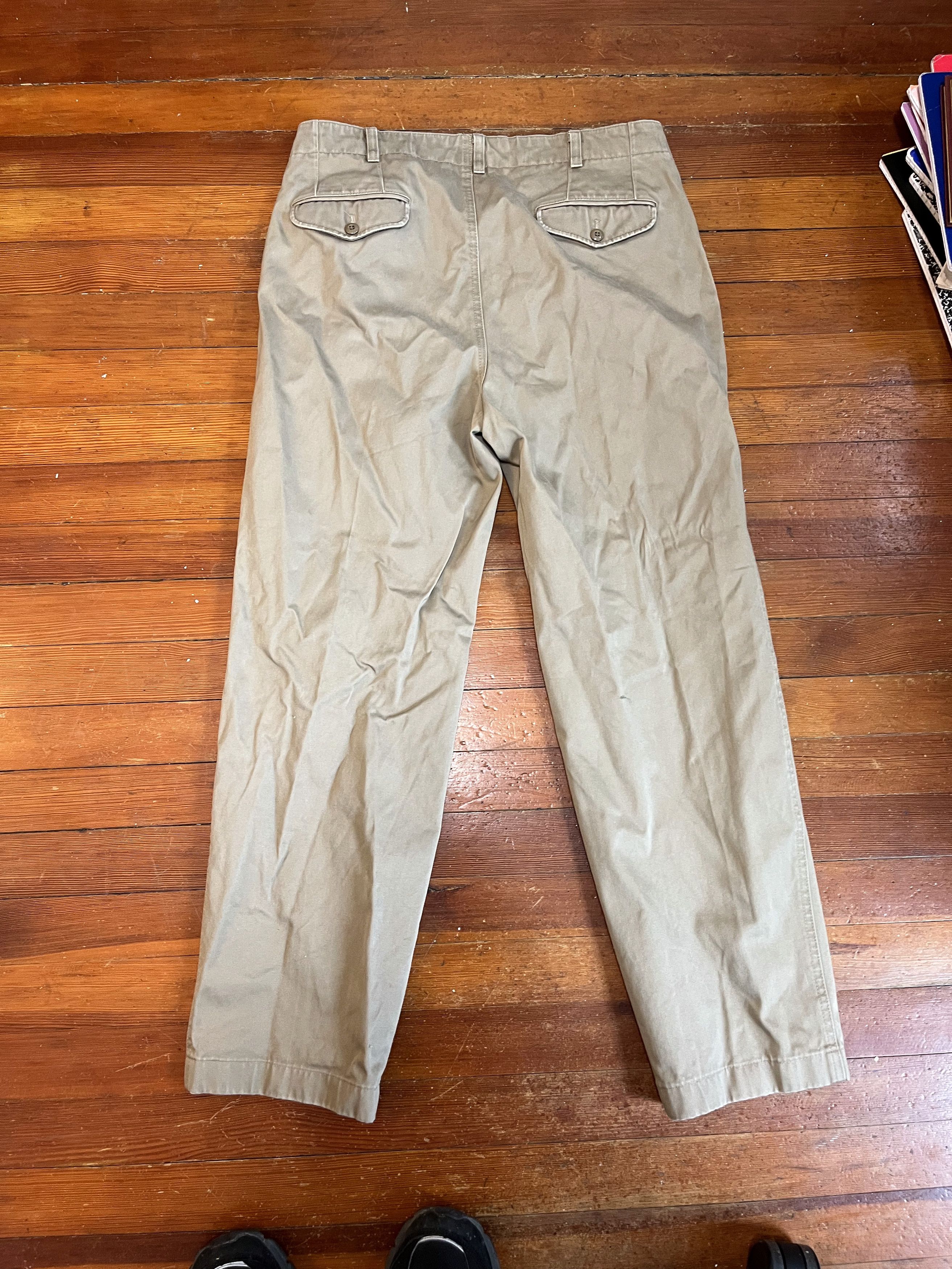 Rubato Officer's Chino in Dark Khaki Size US 32 / EU 48 - 2 Thumbnail