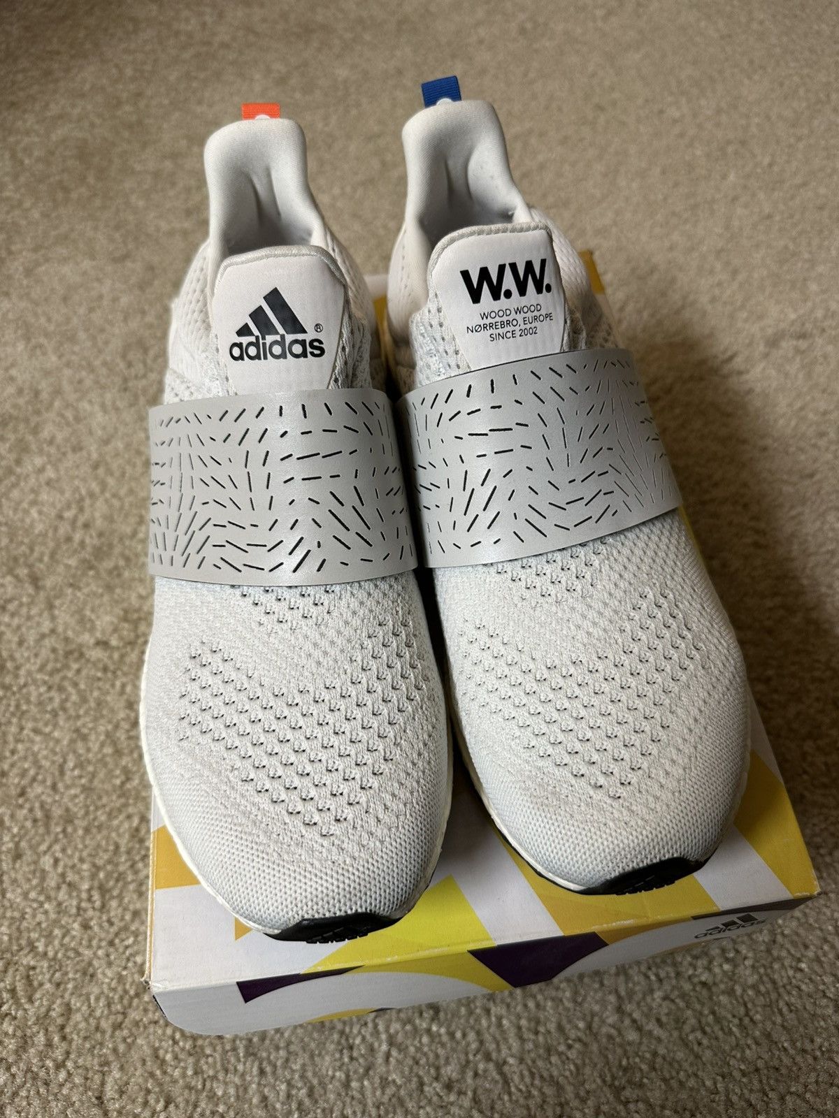 adidas gazelle silver green womens adidas Consortium x Wood Wood UltraBoost 19