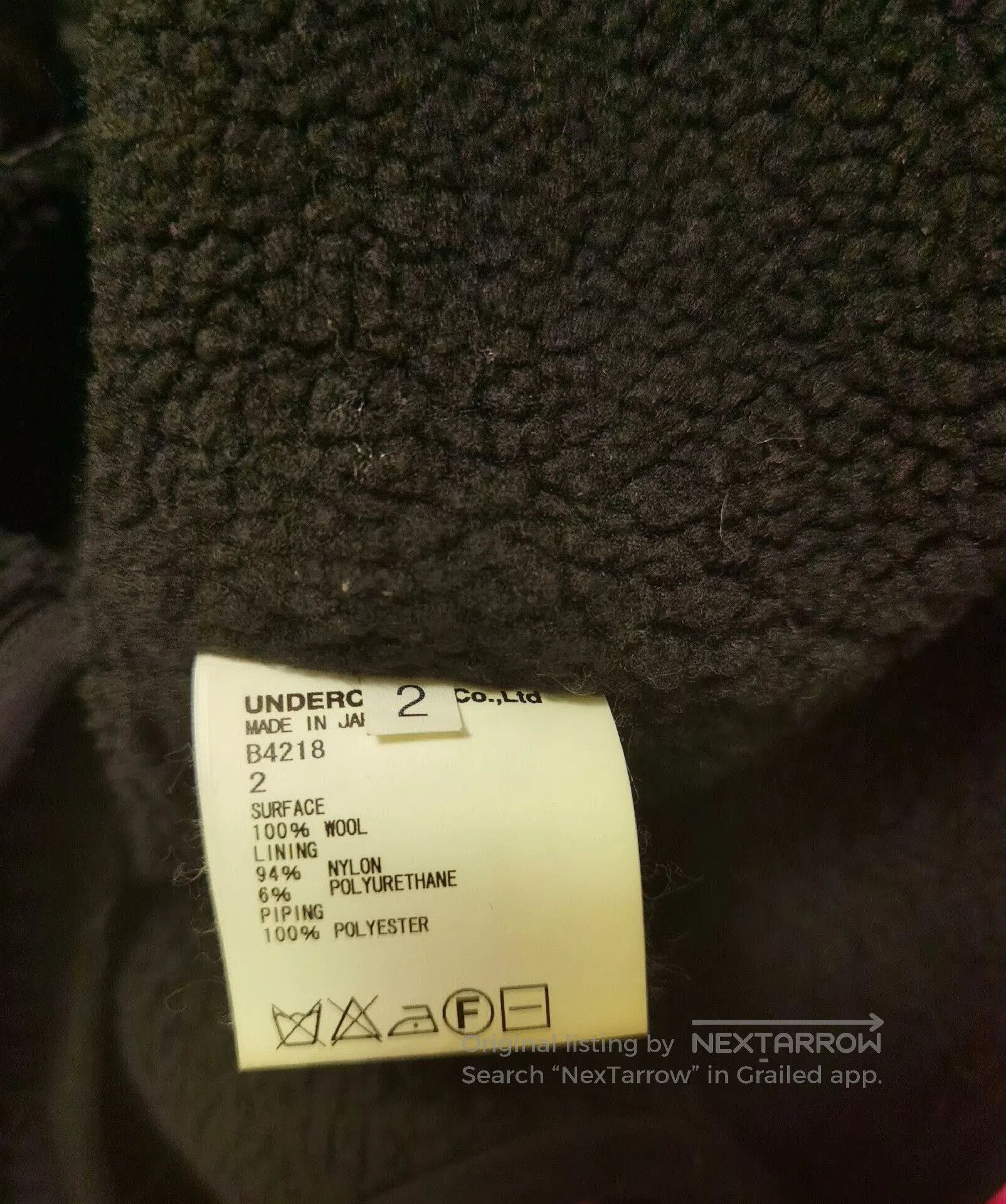 Undercover undercover wool knit hoodie with razor pattern. Size US M / EU 48-50 / 2 - 5 Thumbnail