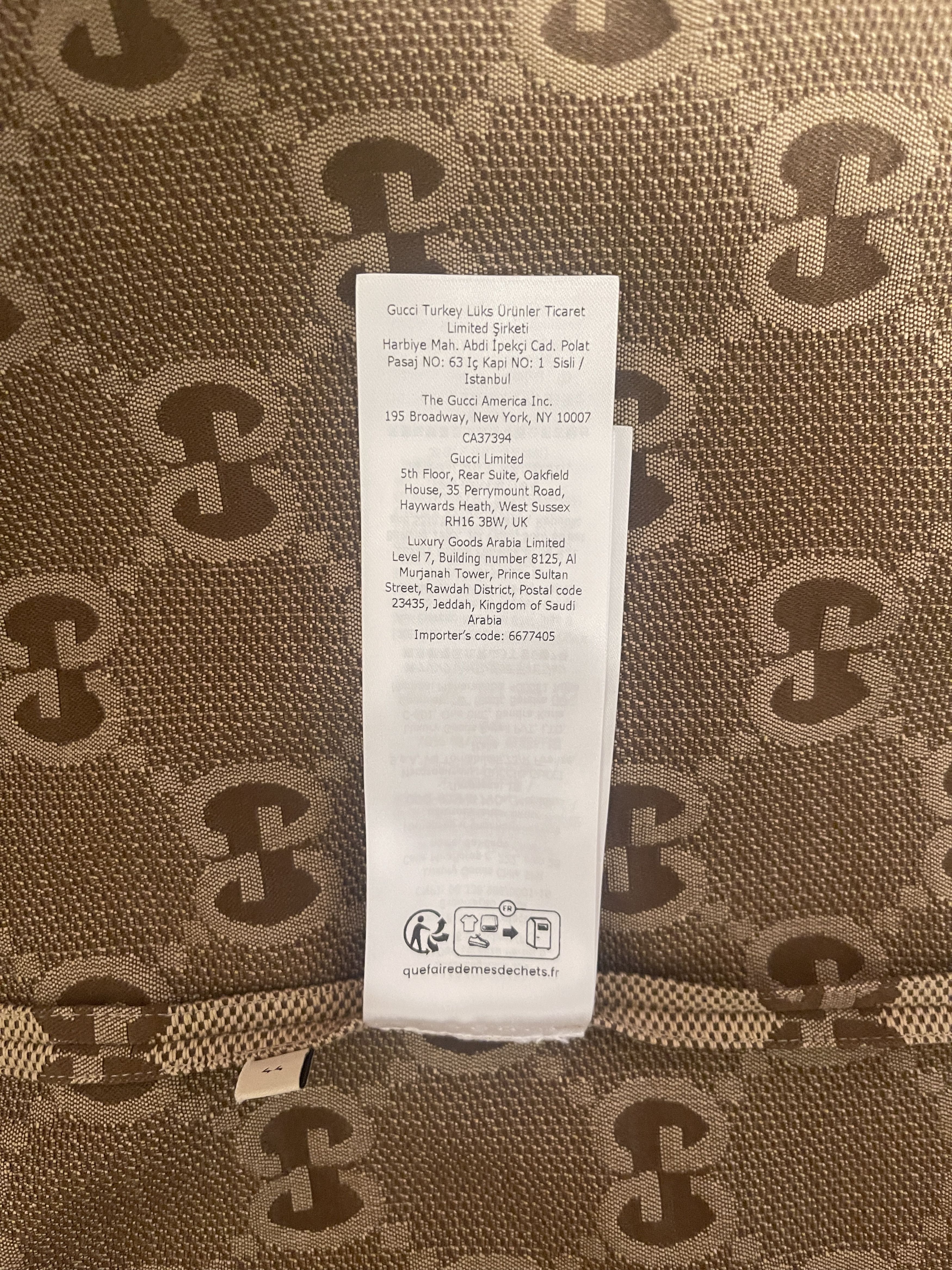 Gucci Gucci Maxi GG canvas shirt Size US S / EU 44-46 / 1 - 10 Thumbnail