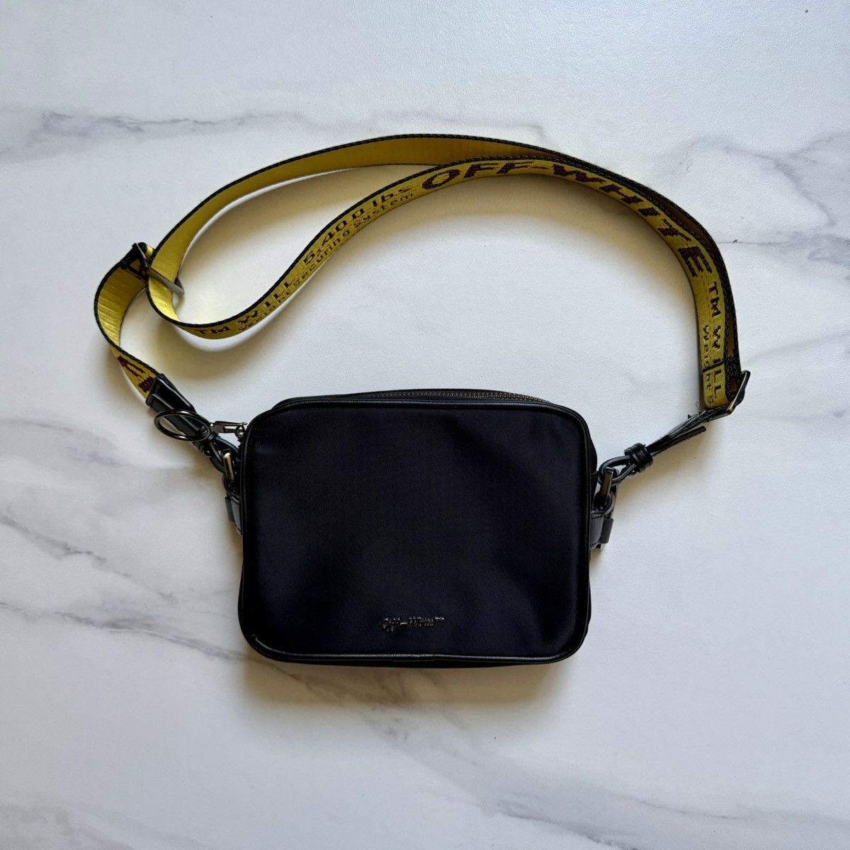 Off-White Off-White Nylon Leather Trim Crossbody Bag Size ONE SIZE - 2 Thumbnail