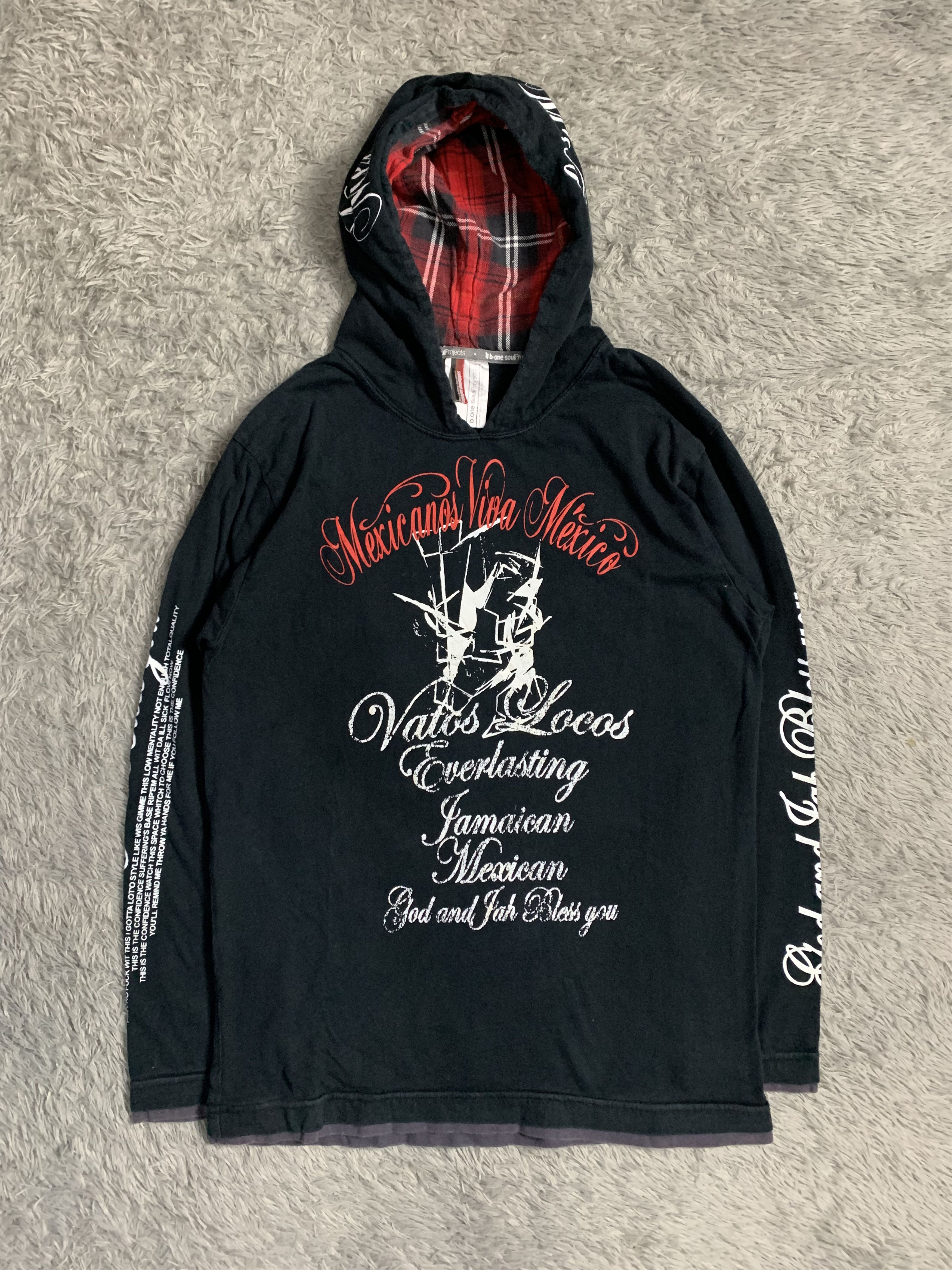 Japanese Brand Crazy Japan Brand Poem Tibal Hoodie Size US M / EU 48-50 / 2 - 1 Thumbnail