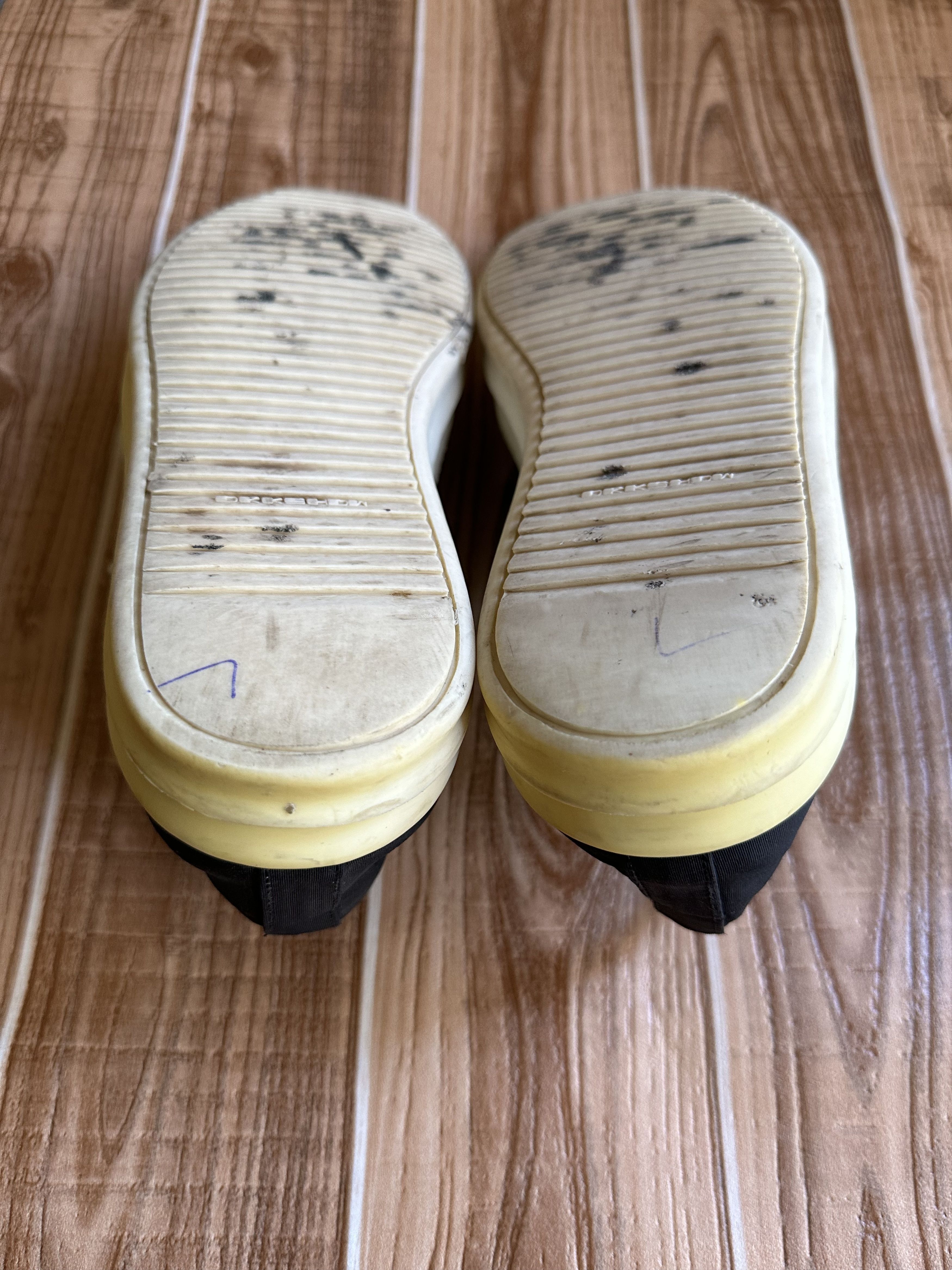 Rick Owens Rick Owens Drkshdw Slip on Boat SNeakers black Milk Size US 10 / EU 43 - 16 Thumbnail