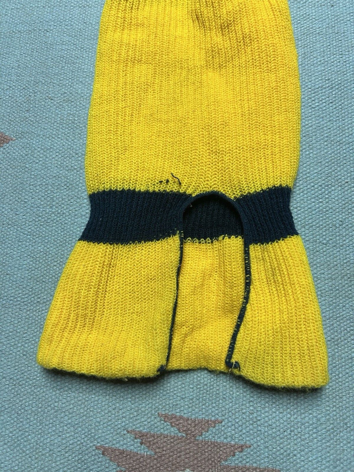 Vintage Vintage knit beanie balaclava robber mask snowmobile hat Size ONE SIZE - 5 Thumbnail