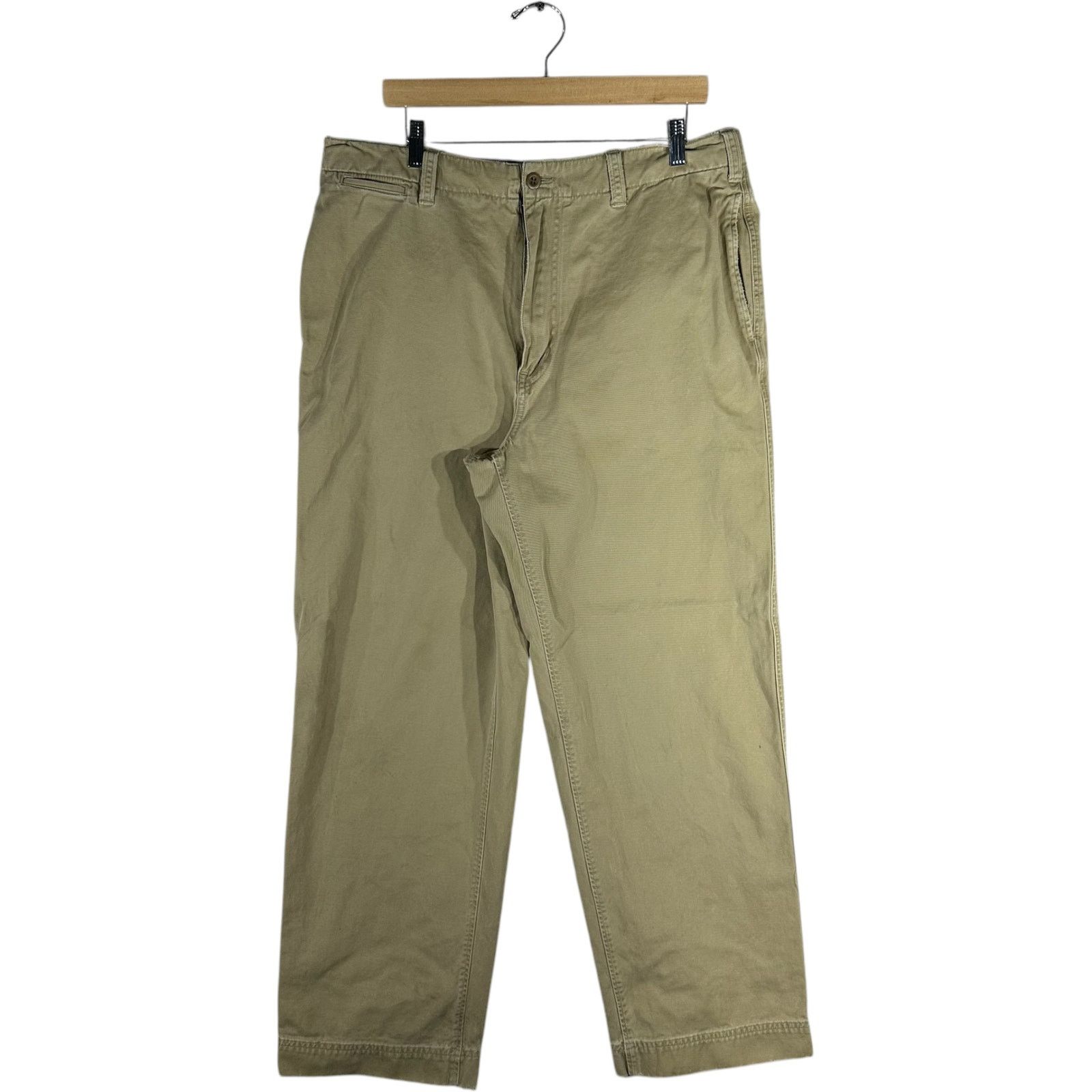 Abercrombie & Fitch Abercrombie & Fitch Straight Leg Chino Pants 34R Size US 34 / EU 50 - 1 Thumbnail