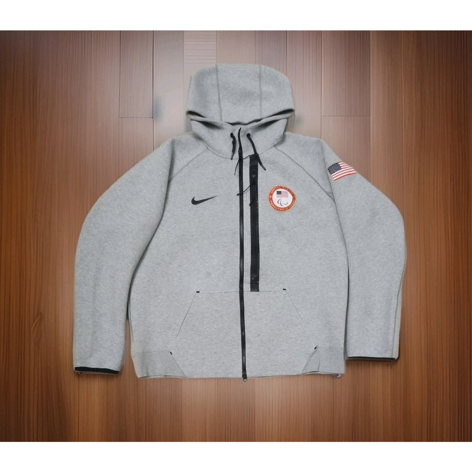 Nike Nike Full Zip United State Paralympic Olympic Tech Jacket XL Size US XL / EU 56 / 4 - 1 Thumbnail