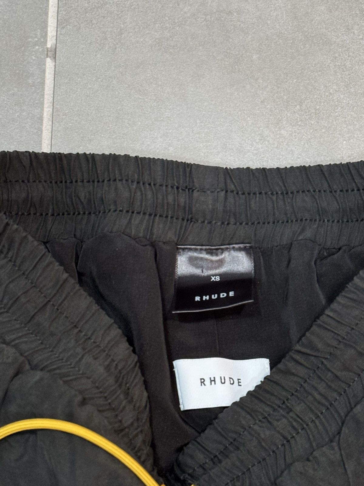 Rhude RHUDE black / cream track pants size XS Size US 30 / EU 46 - 3 Thumbnail