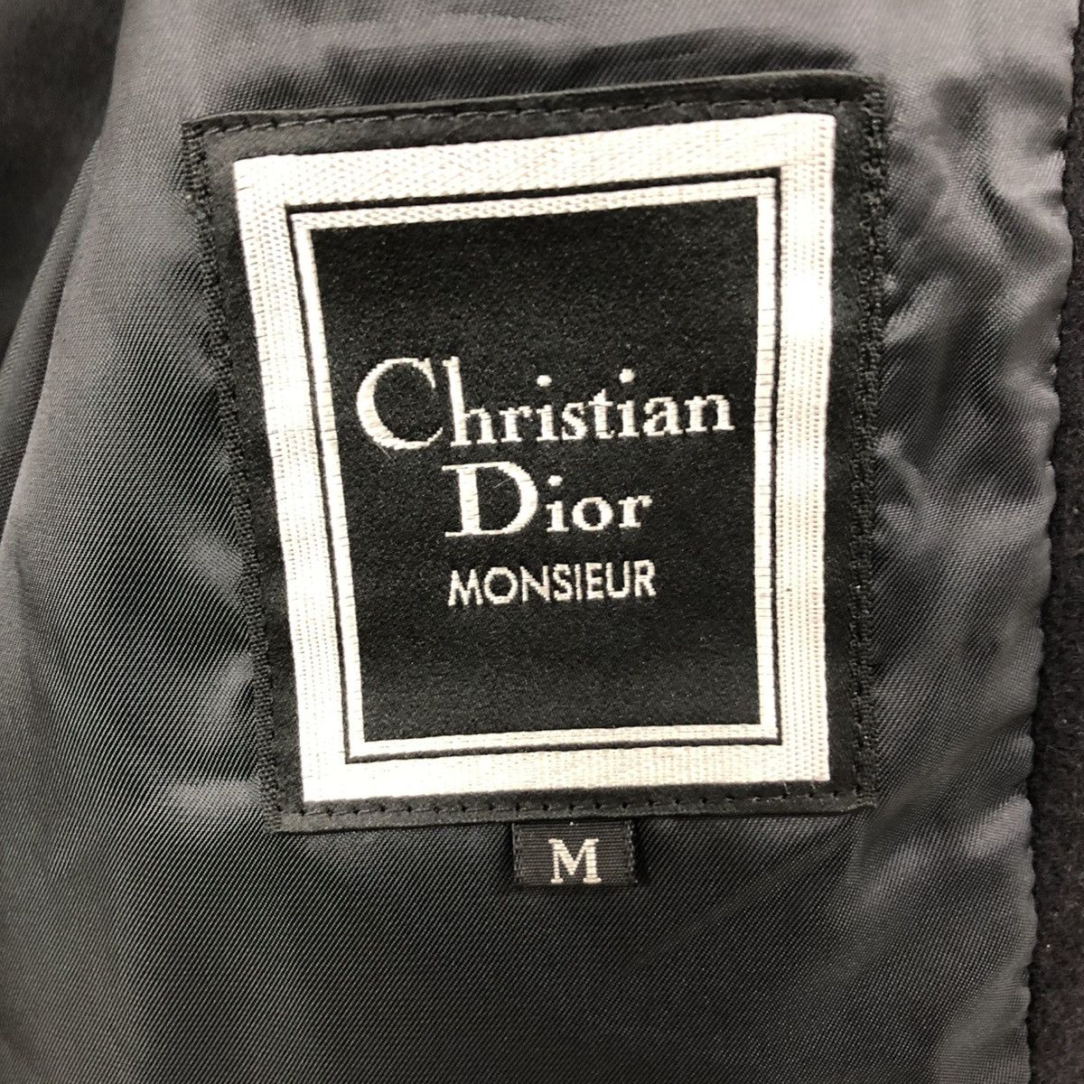 Christian Dior Monsieur Black Button Coat Size US M / EU 48-50 / 2 - 8 Thumbnail