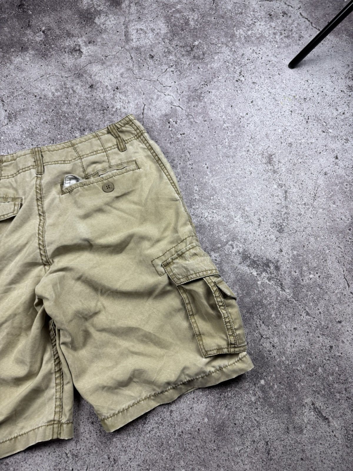 Rip Curl Vintage 00s Rip Curl Baggy Cargo Surf Shorts Y2K Surf Size US 32 / EU 48 - 10 Thumbnail