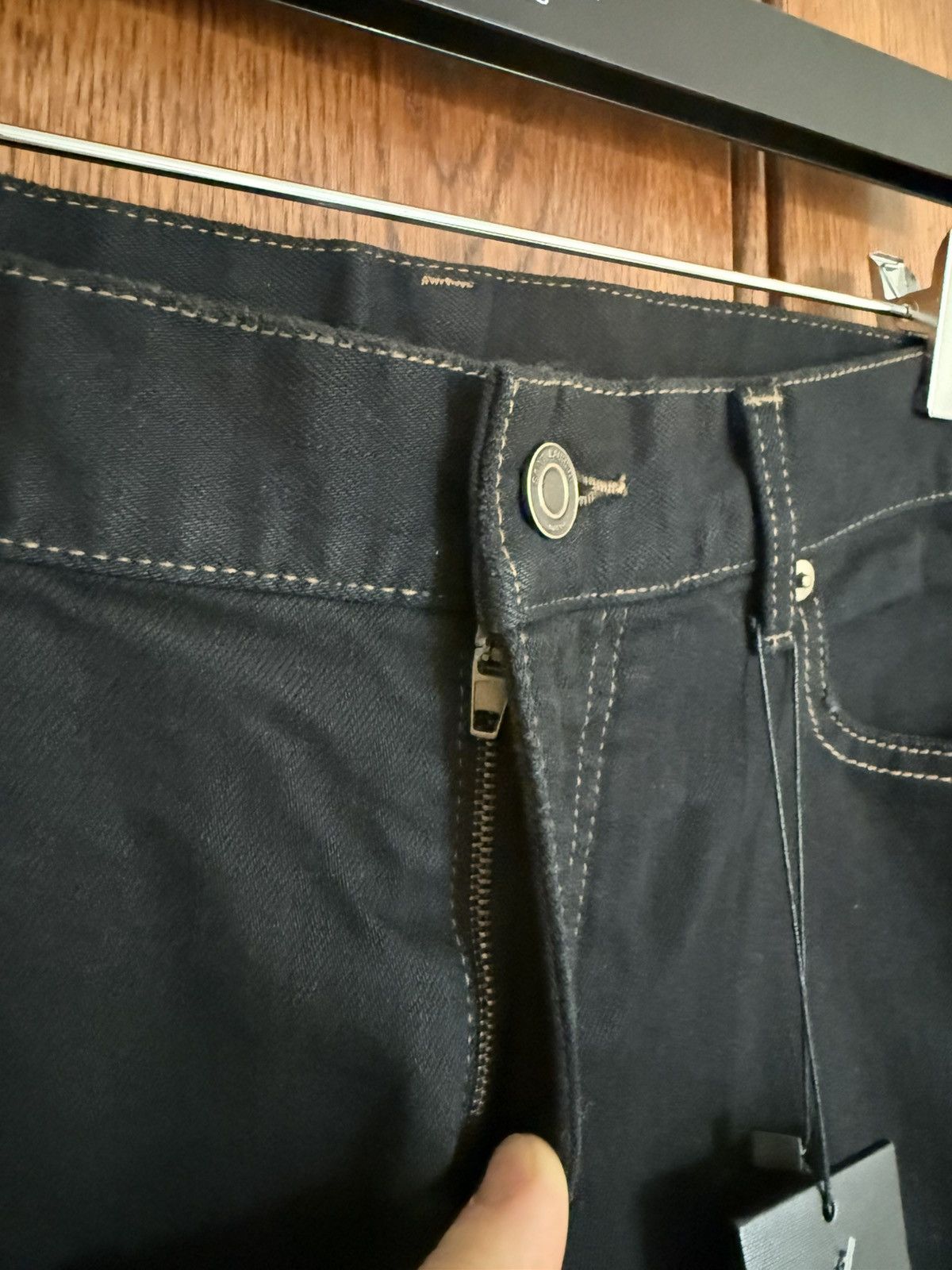 Saint Laurent Paris SS16 Saint Laurent surf sound crash trash black ripped jeans Size US 32 / EU 48 - 16 Thumbnail