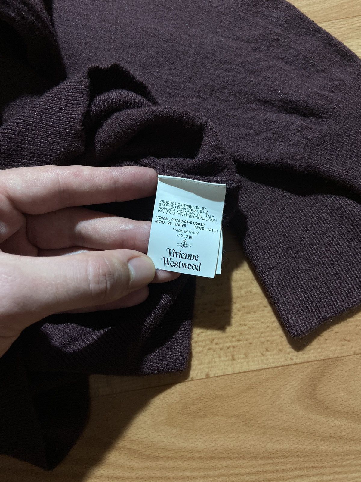 Vivienne Westwood Vivienne Westwood Wool Sweater Designed Style Logo Knitwear Size US XS / EU 42 / 0 - 7 Thumbnail