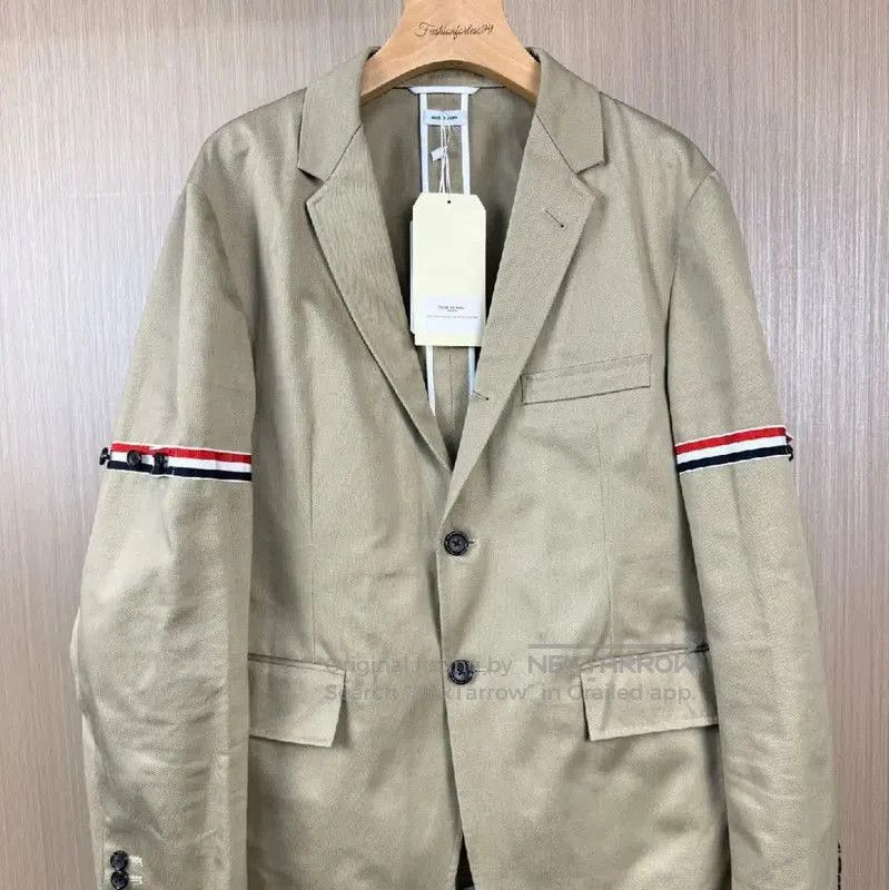 Thom Browne Thom Browne Women's Khaki Cotton Trench Coat . Size M / US 6-8 / IT 42-44 - 1 Thumbnail