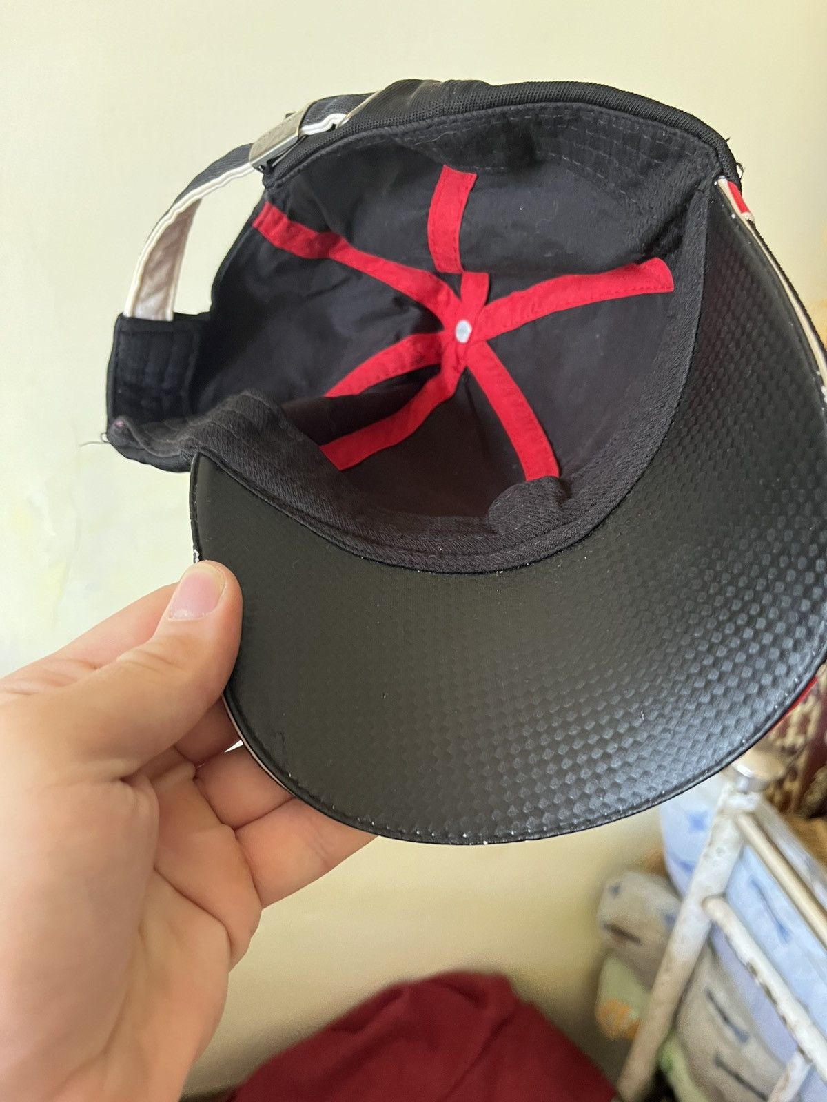 Porsche Design Porsche Motorsport Cap — Black/Red Y2K Size ONE SIZE - 6 Thumbnail