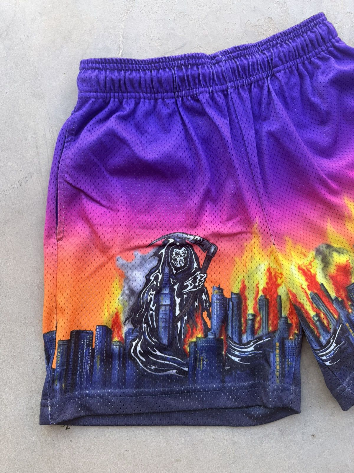 Eric Emanuel × Warren Lotas Eric Emanuel x Warren Lotas Mesh Shorts – Size Small Size US 30 / EU 46 - 4 Thumbnail