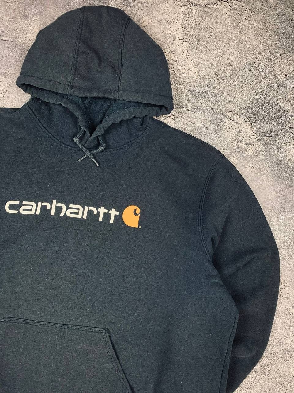 Carhartt Carhartt Hoodie Mens Dark Gray Blend Pullover Sweatshirt Size US XXL / EU 58 / 5 - 3 Thumbnail