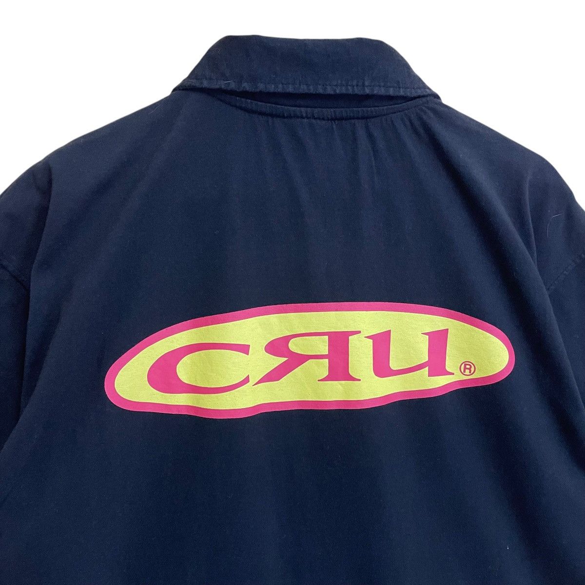 Japanese Brand × Vintage Vintage 90's Cru Surfing Club Collar Shirts Size US XL / EU 56 / 4 - 2 Thumbnail