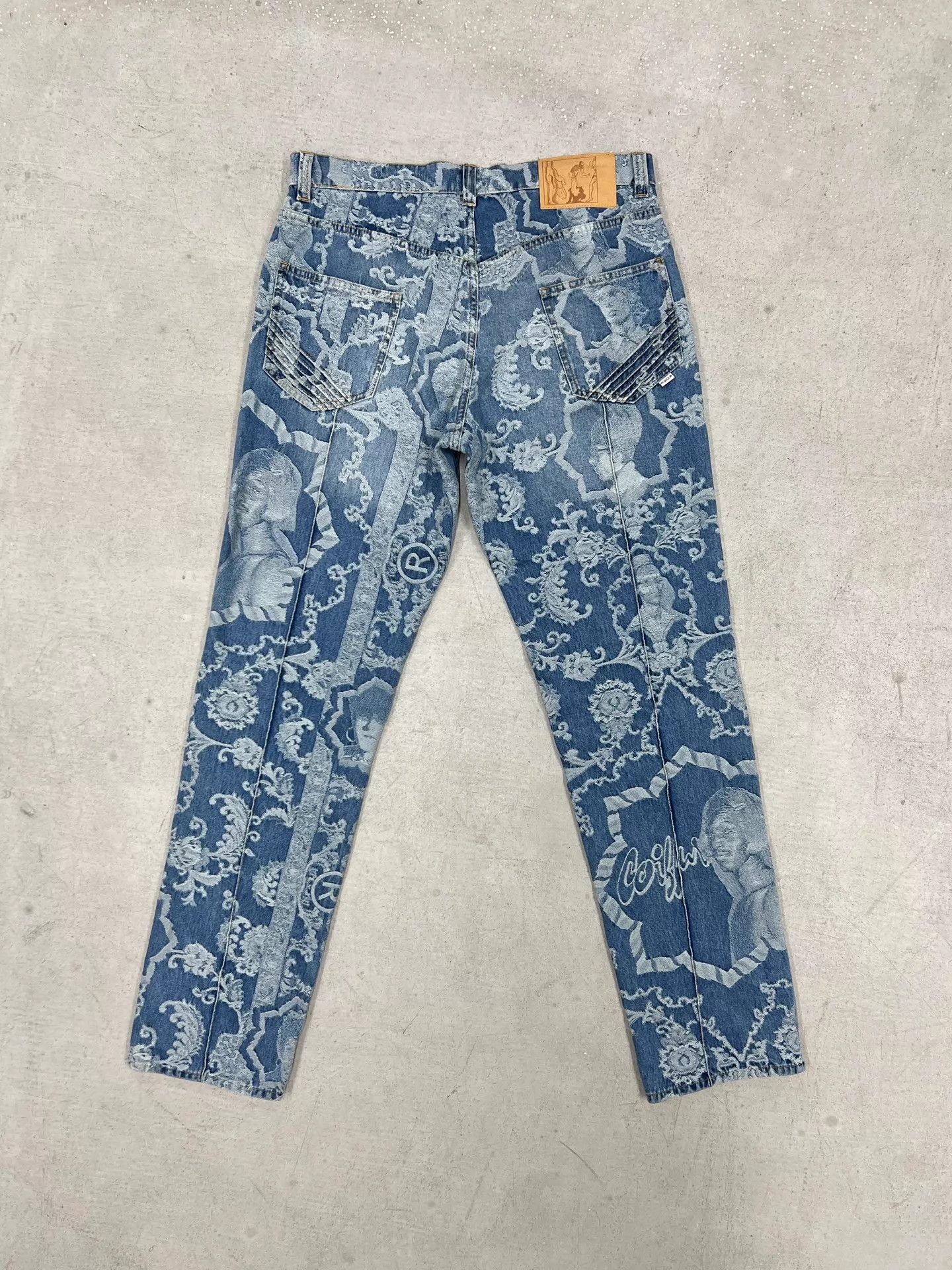 Martine Rose Martine Rose Washed Jacquard Center Seam Jeans M Size 27" / US 4 / IT 40 - 4 Thumbnail