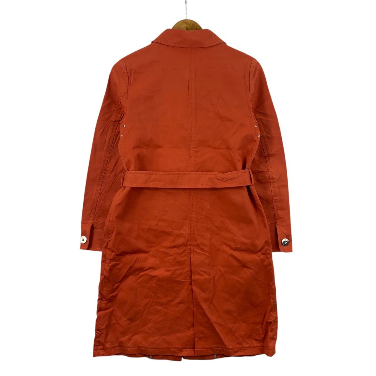 Tommy Hilfiger TOMMY HILFIGER Orange Long Trench Coat Parka Jacket Size M / US 6-8 / IT 42-44 - 2 Thumbnail