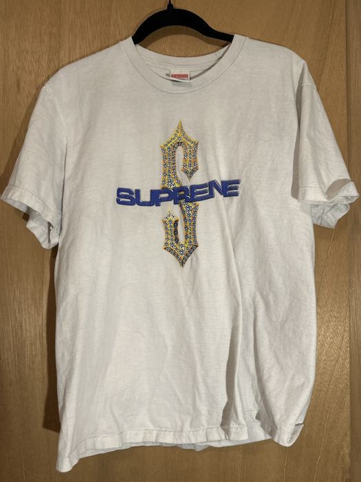 Supreme diamond best sale tee white