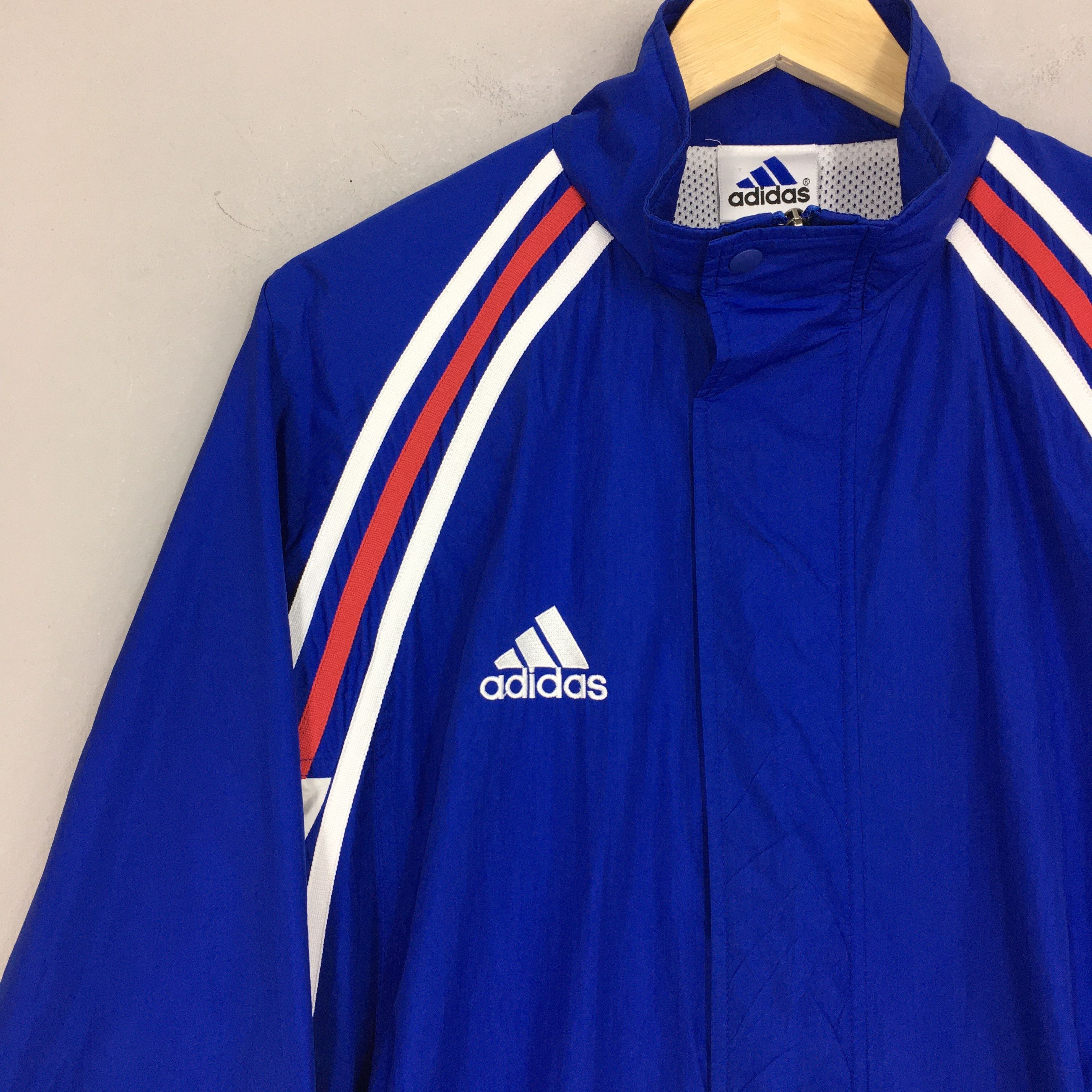 Adidas Vintage Adidas Equipment Windbreaker Jacket Mens XLarge Size US XL / EU 56 / 4 - 2 Thumbnail