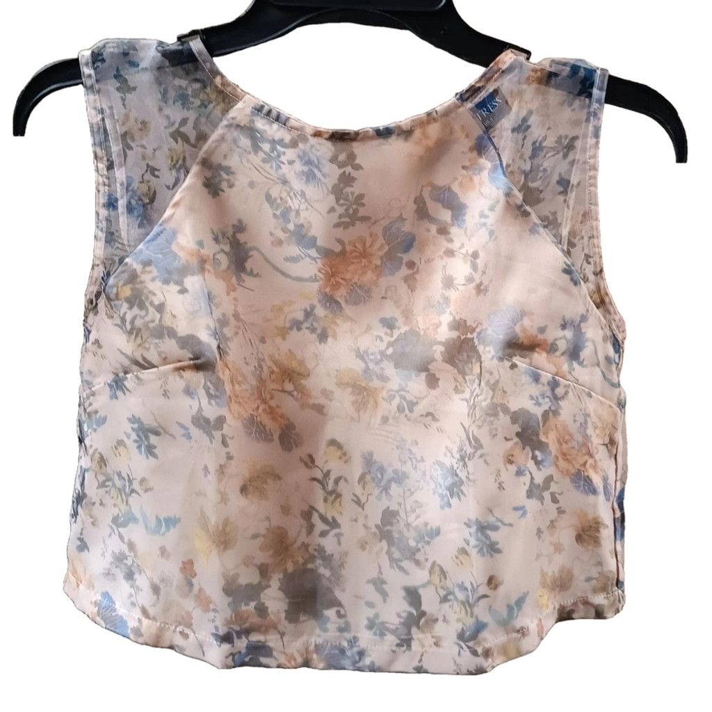 Other NWT Little Mistress Floral Print Cropped Blouse Size S / US 4 / IT 40 - 1 Thumbnail