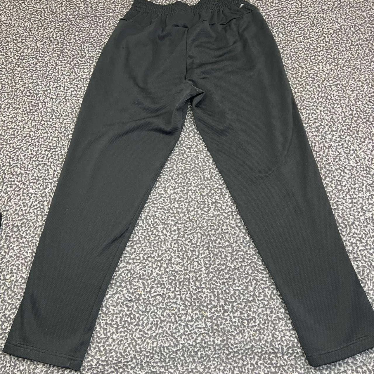 Adidas Adidas Sweatpants Men M Black Plain Drawstring Adult 28x30 Size US 28 / EU 44 - 2 Thumbnail