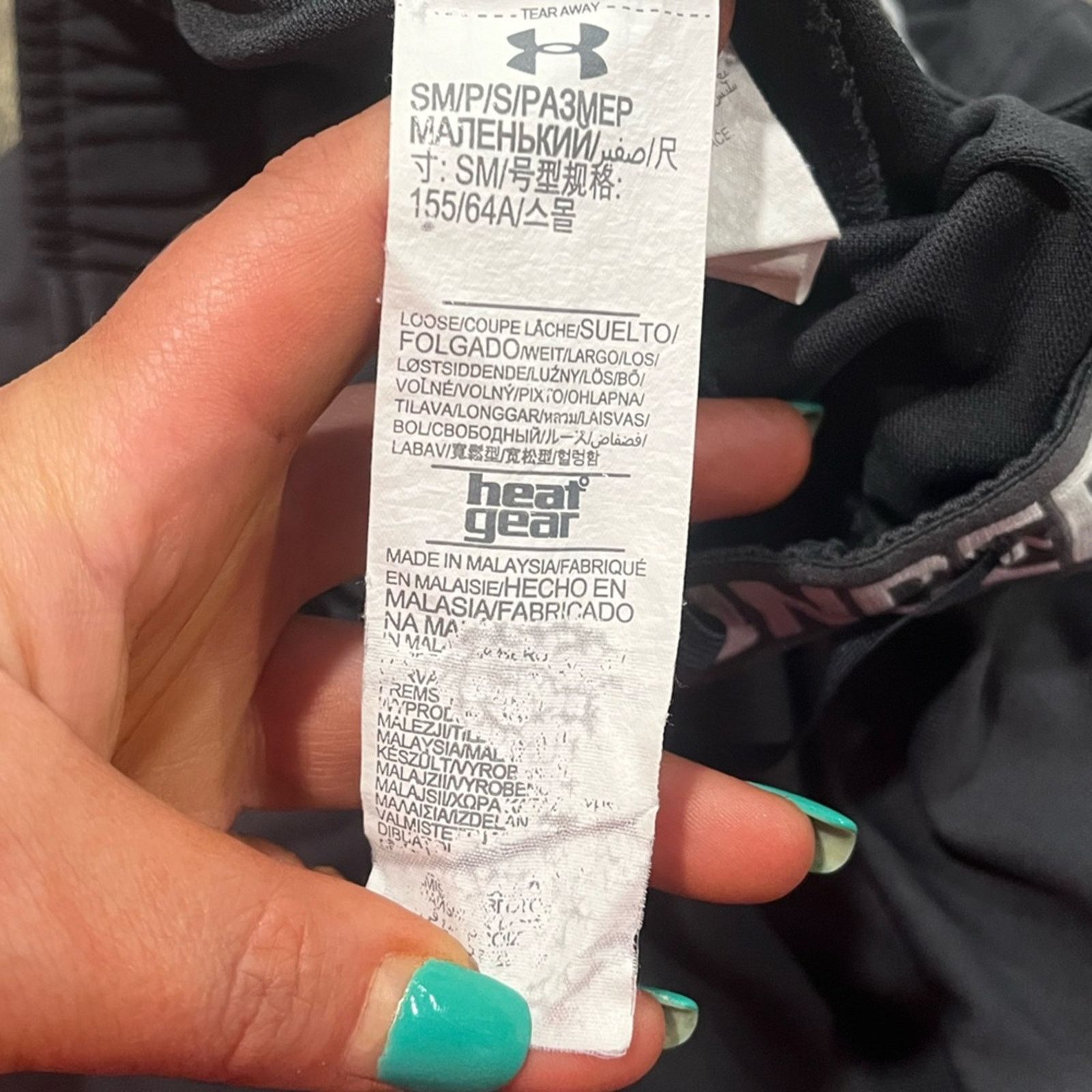 Under Armour Under Armour Womens Heatgear Running Shorts Gray Size S Size 30" / US 8 / IT 44 - 3 Thumbnail