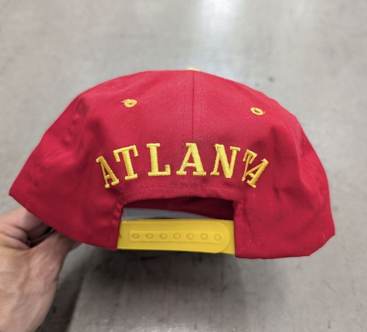 Vintage Vintage Drew Pearson Companies Atlanta Hawks Snapback Hat Size ONE SIZE - 4 Thumbnail