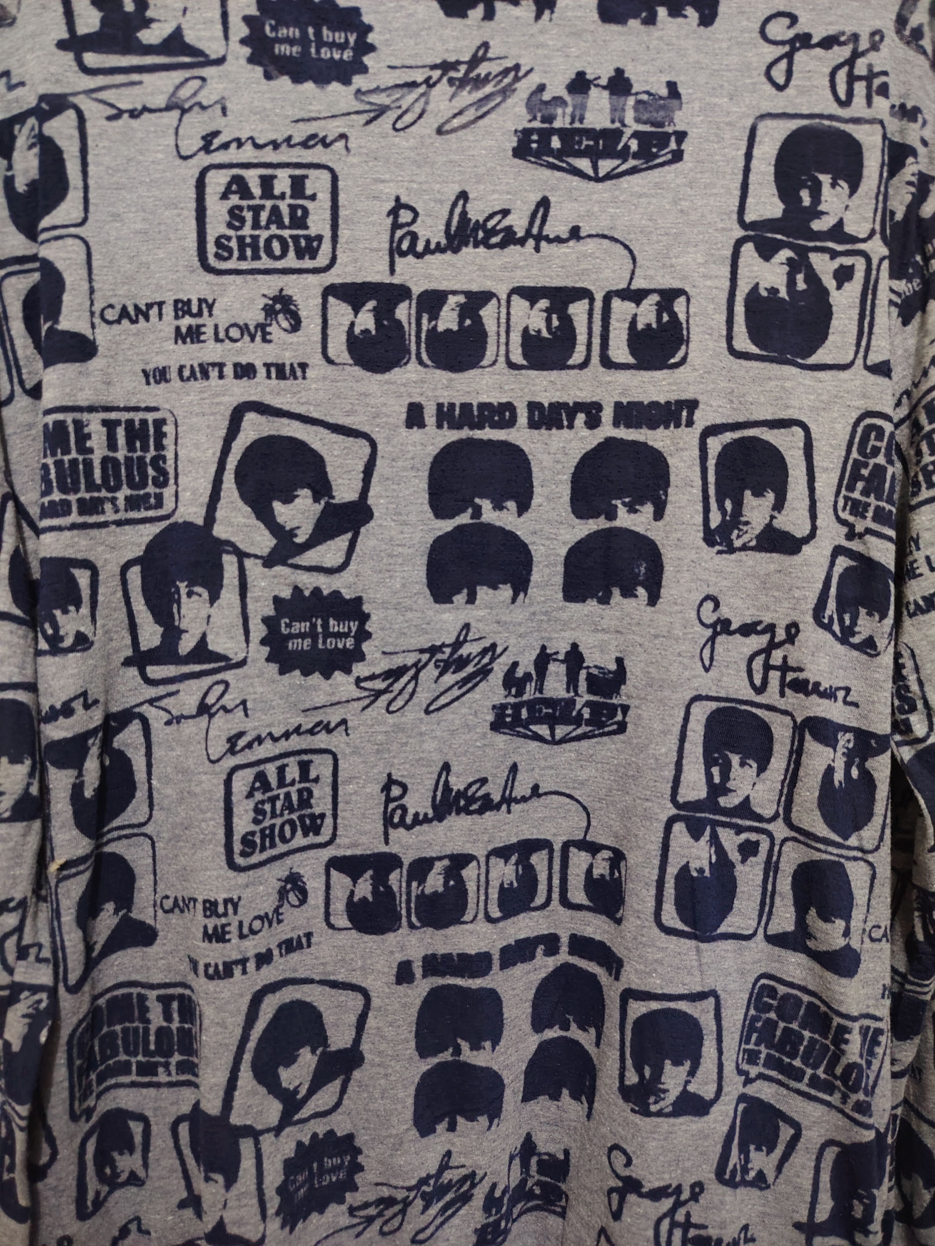 Apple × Band Tees Rare!!! The Beatles Full Printed Soft & Thin Hoodie Jacket Size US M / EU 48-50 / 2 - 16 Thumbnail
