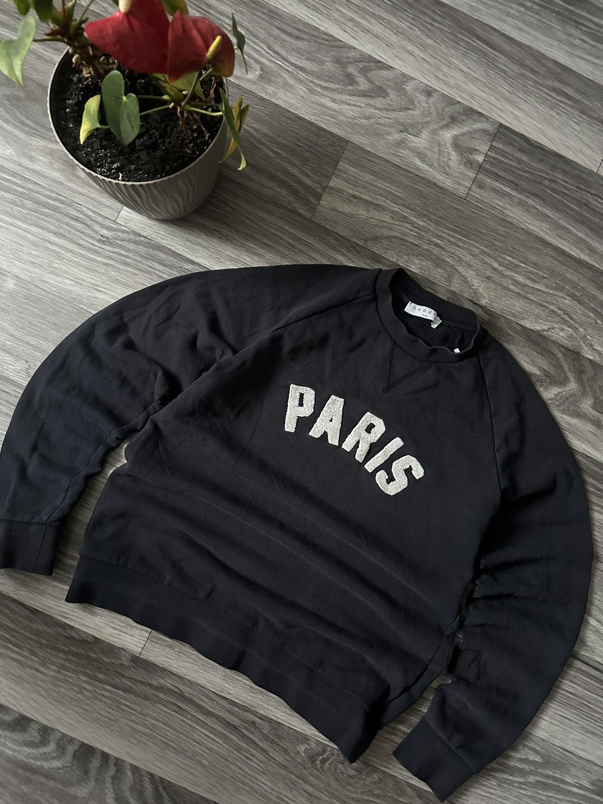 Sandro Sandro Paris Centre Big Logo Blue Sweatshirt hype Size US S / EU 44-46 / 1 - 1 Thumbnail
