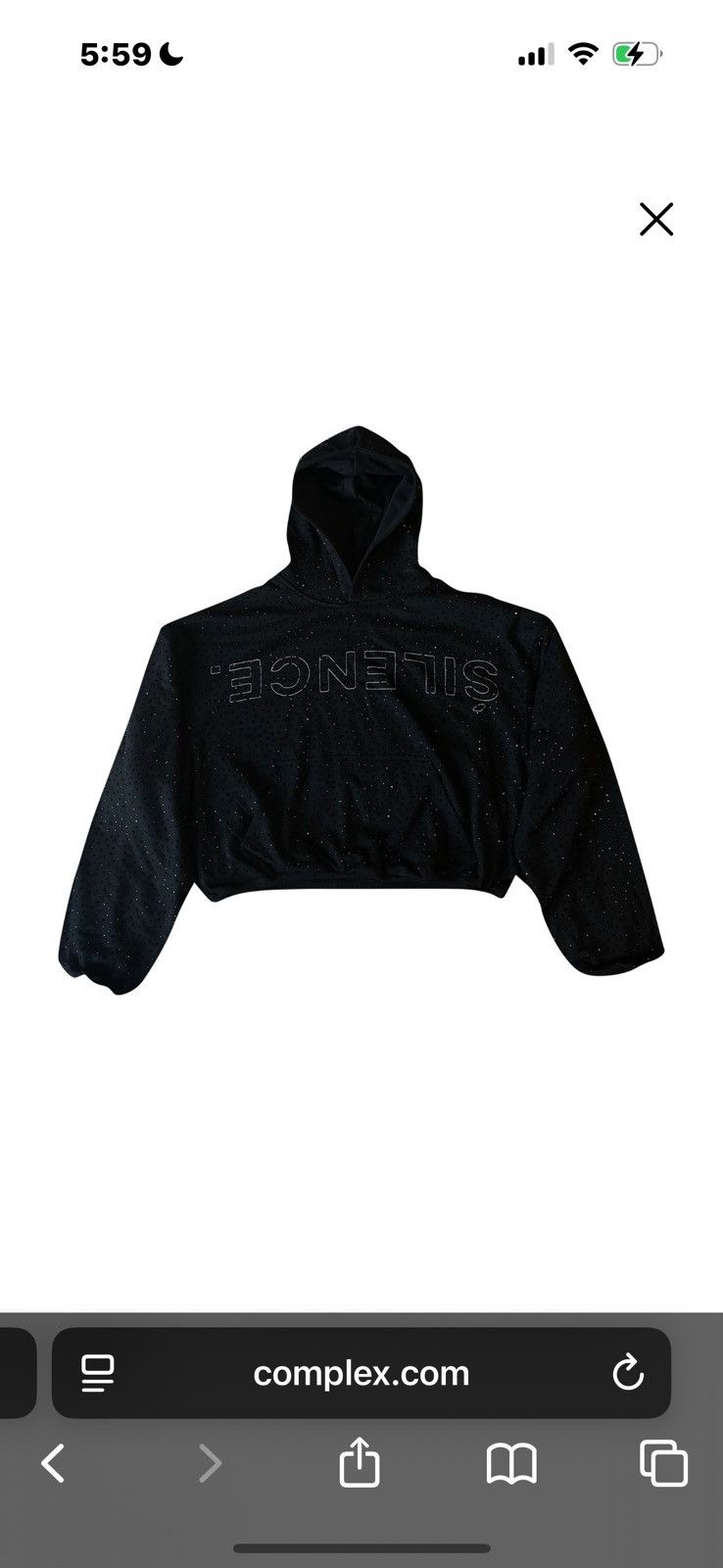 Other ONYX VVS RHINESTONE HOODIE Size US XL / EU 56 / 4 - 4 Thumbnail
