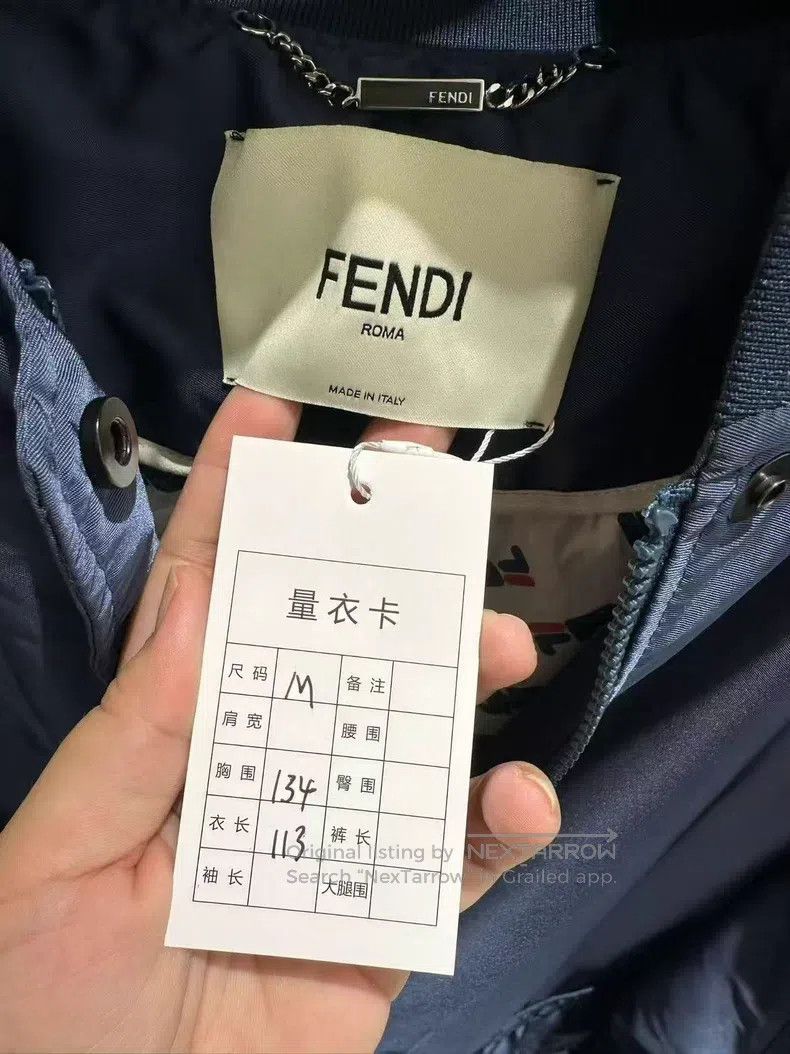 Fendi Fendi Long thin cotton jacket Size M / US 6-8 / IT 42-44 - 5 Thumbnail