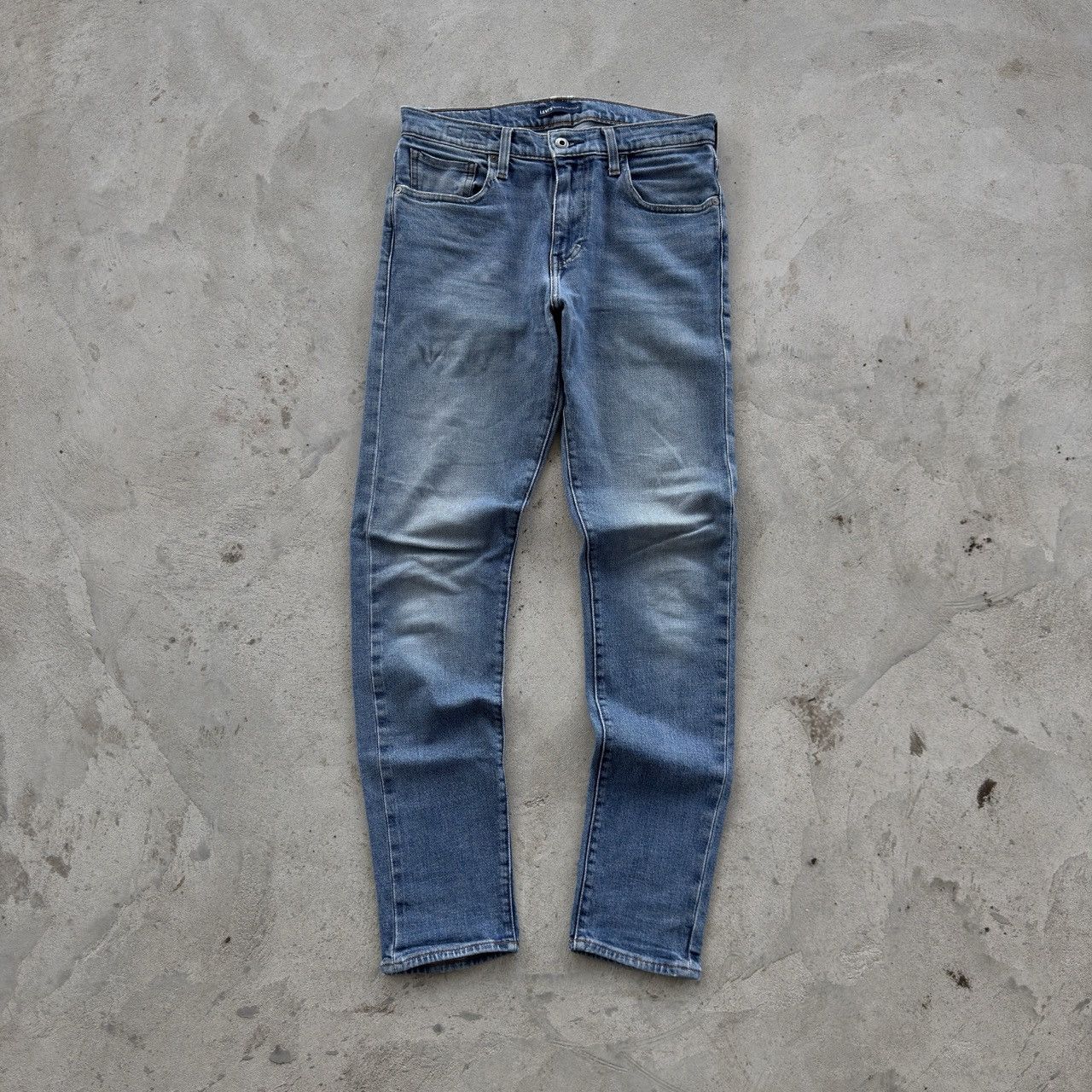 Levi's Levi's 512 Slim Taper Selvedge Denim Blue Jeans 30x34 Size US 30 / EU 46 - 2 Thumbnail